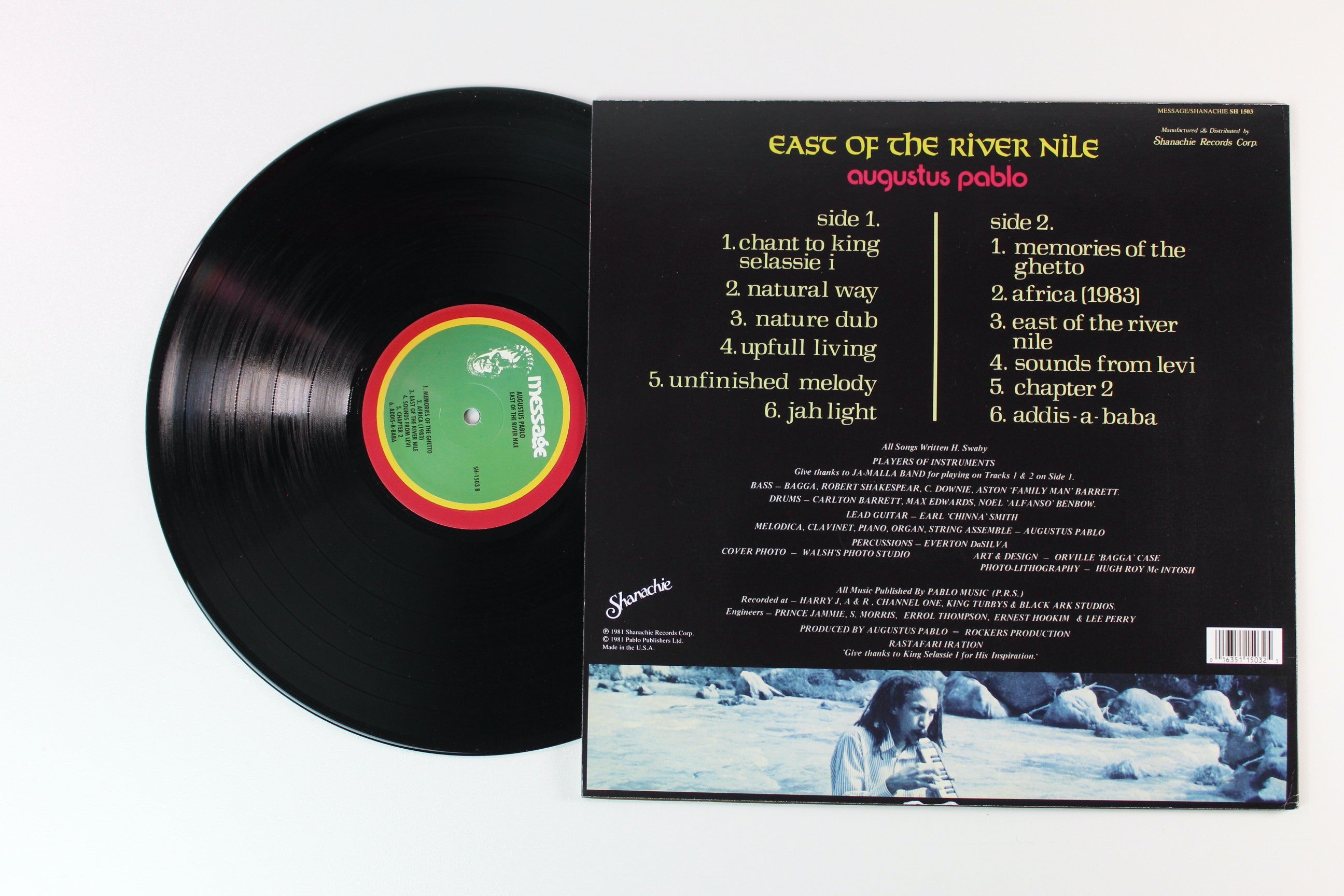 Augustus Pablo - East Of The River Nile on Shanachie Reissue