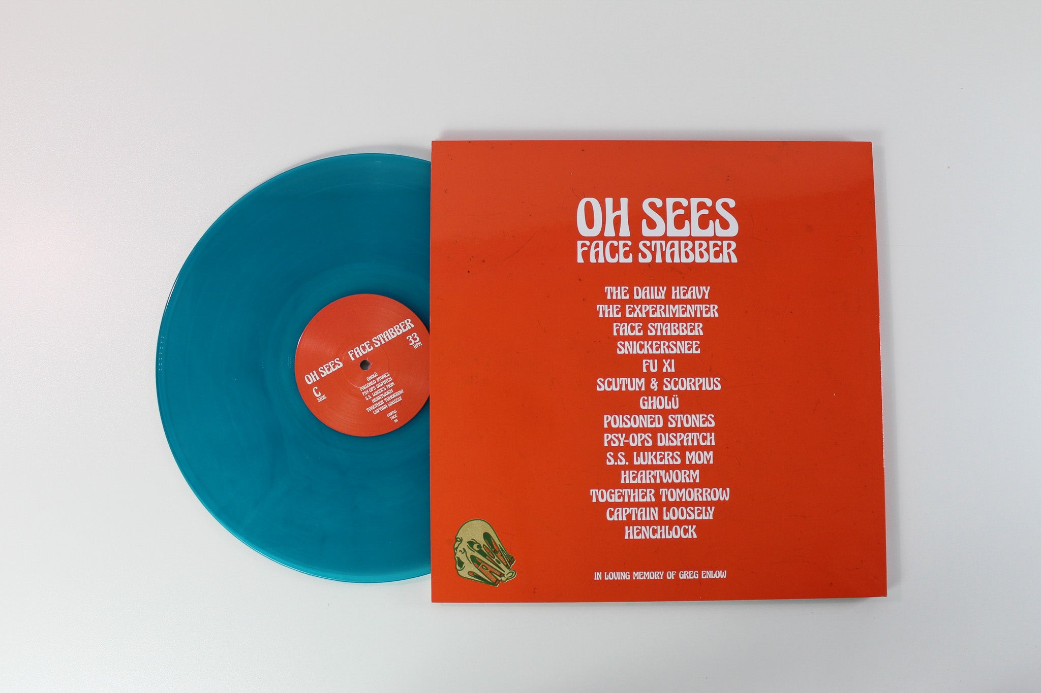 Thee Oh Sees - Face Stabber on Castle Face - Blue Nebula Vinyl