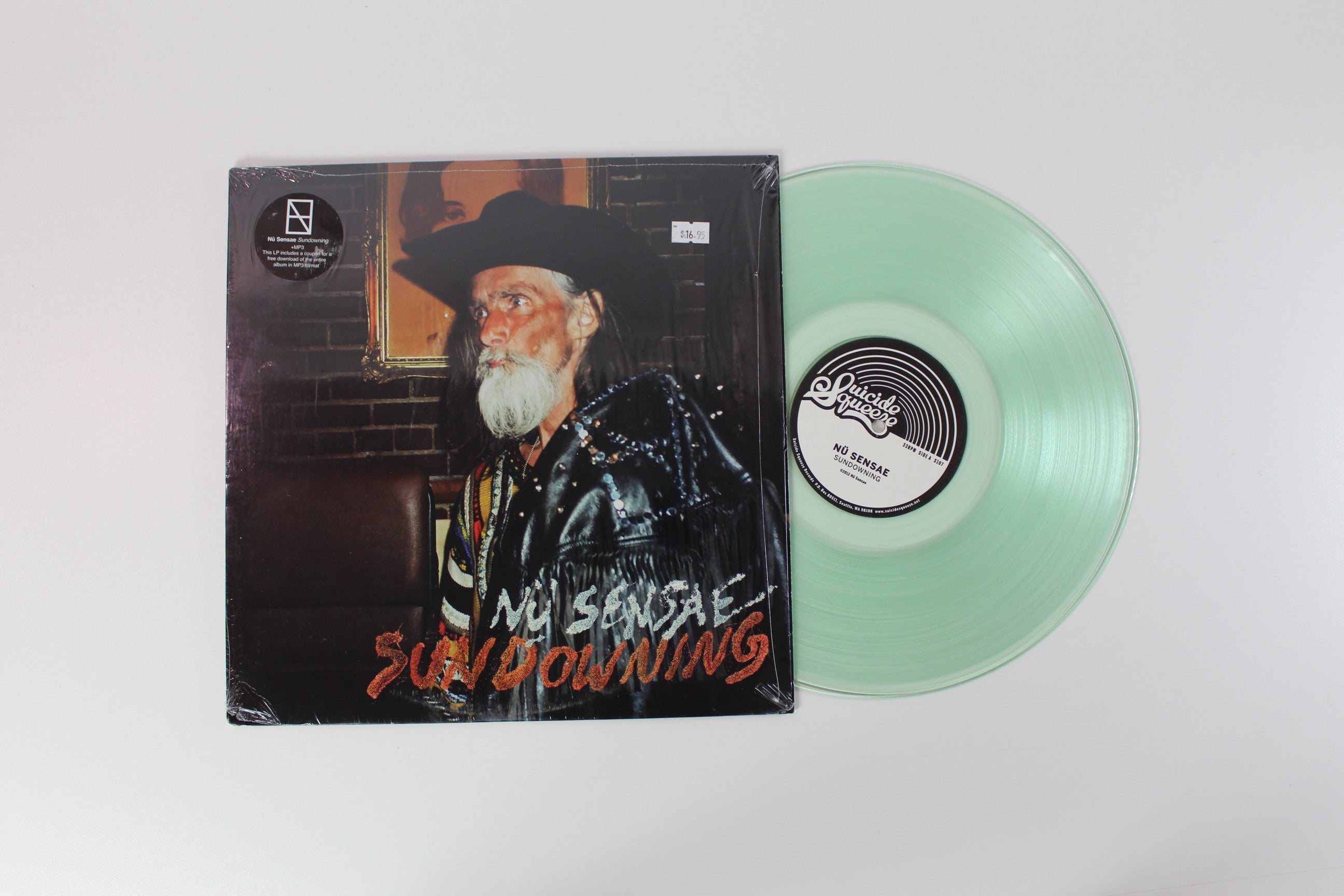 Nü Sensae - Sundowning on Suicide Squeeze – Clear Coke Bottle Clear Colored Vinyl