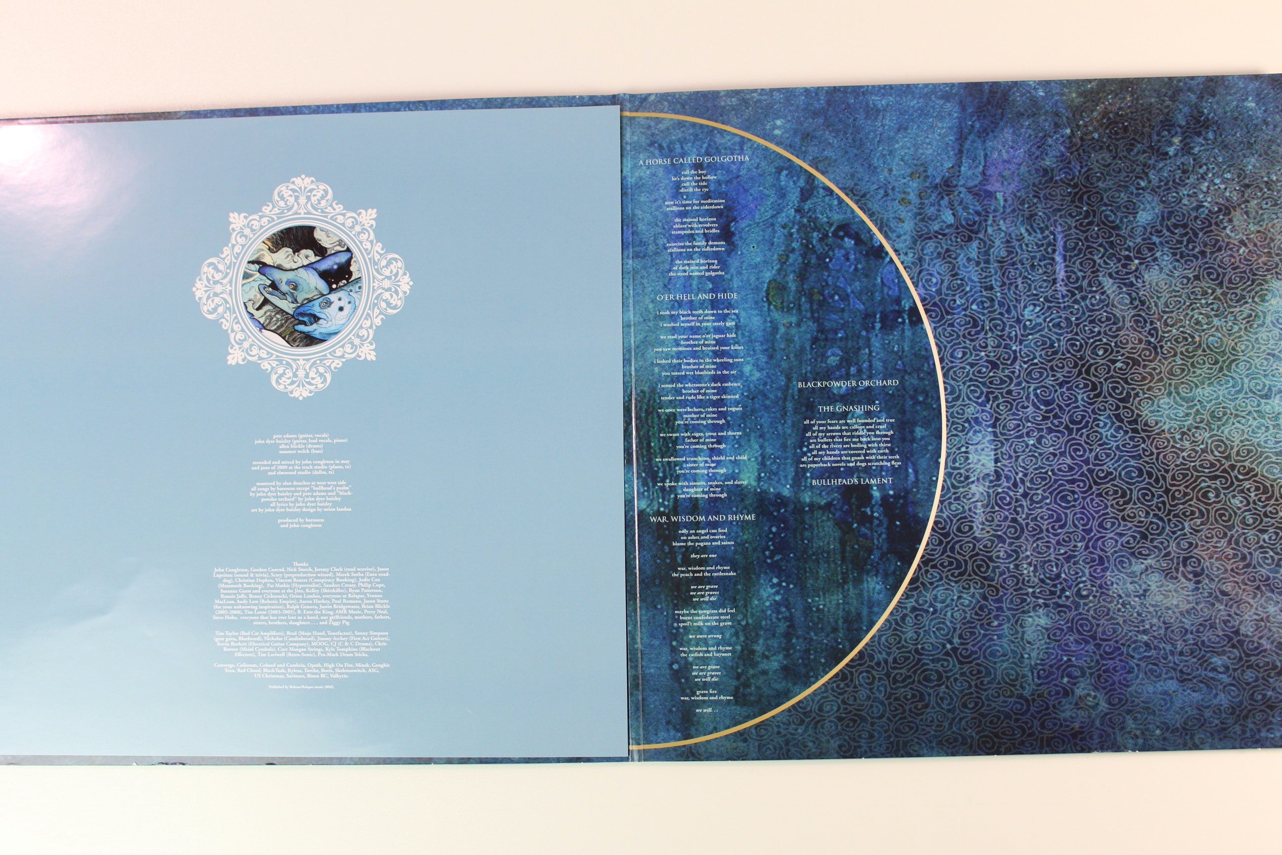 Baroness - Blue Record on Relapse Records Ltd. on Olive Green Vinyl