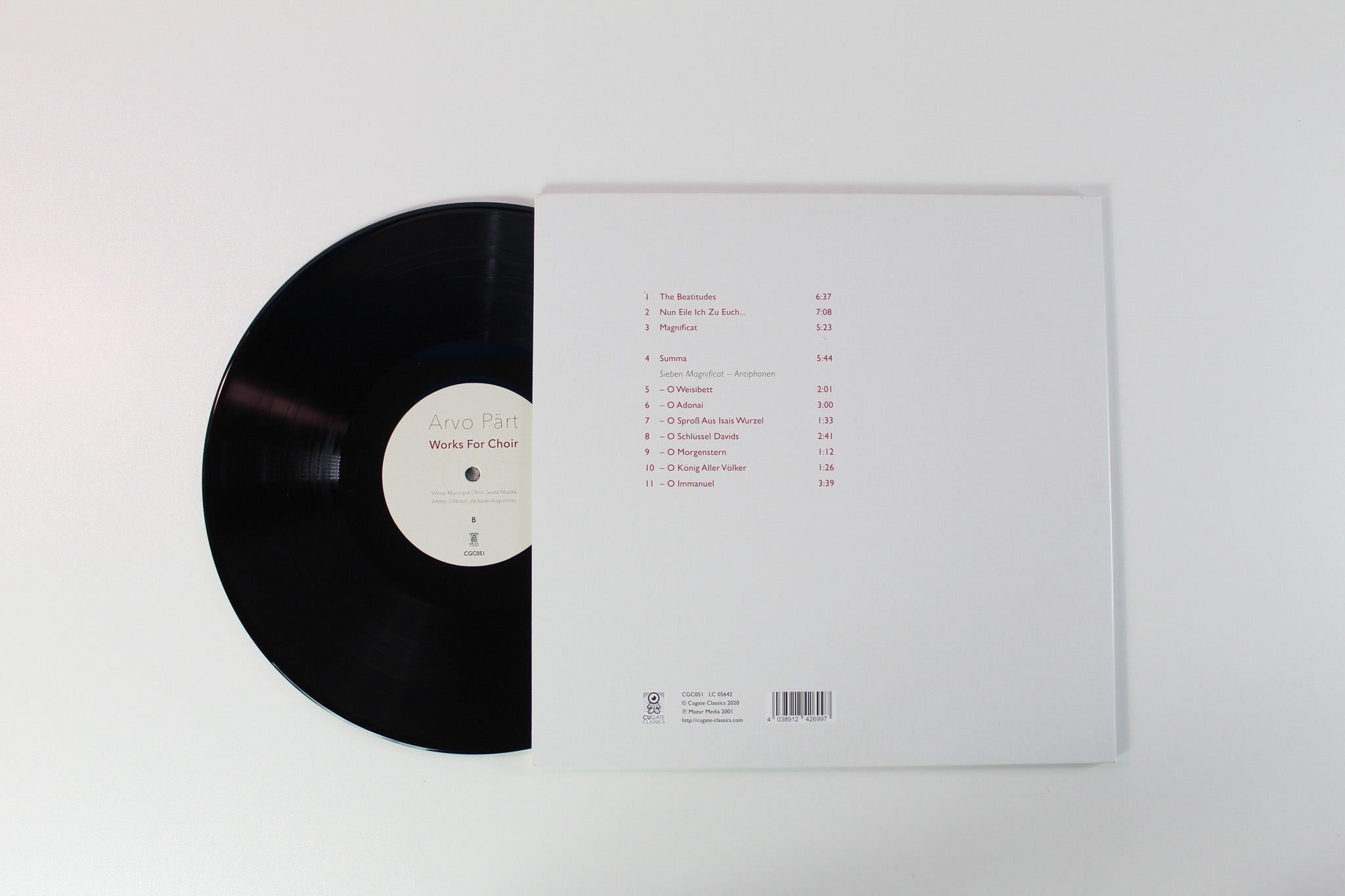 Arvo Pärt - Works For Choir on CuGate Classics