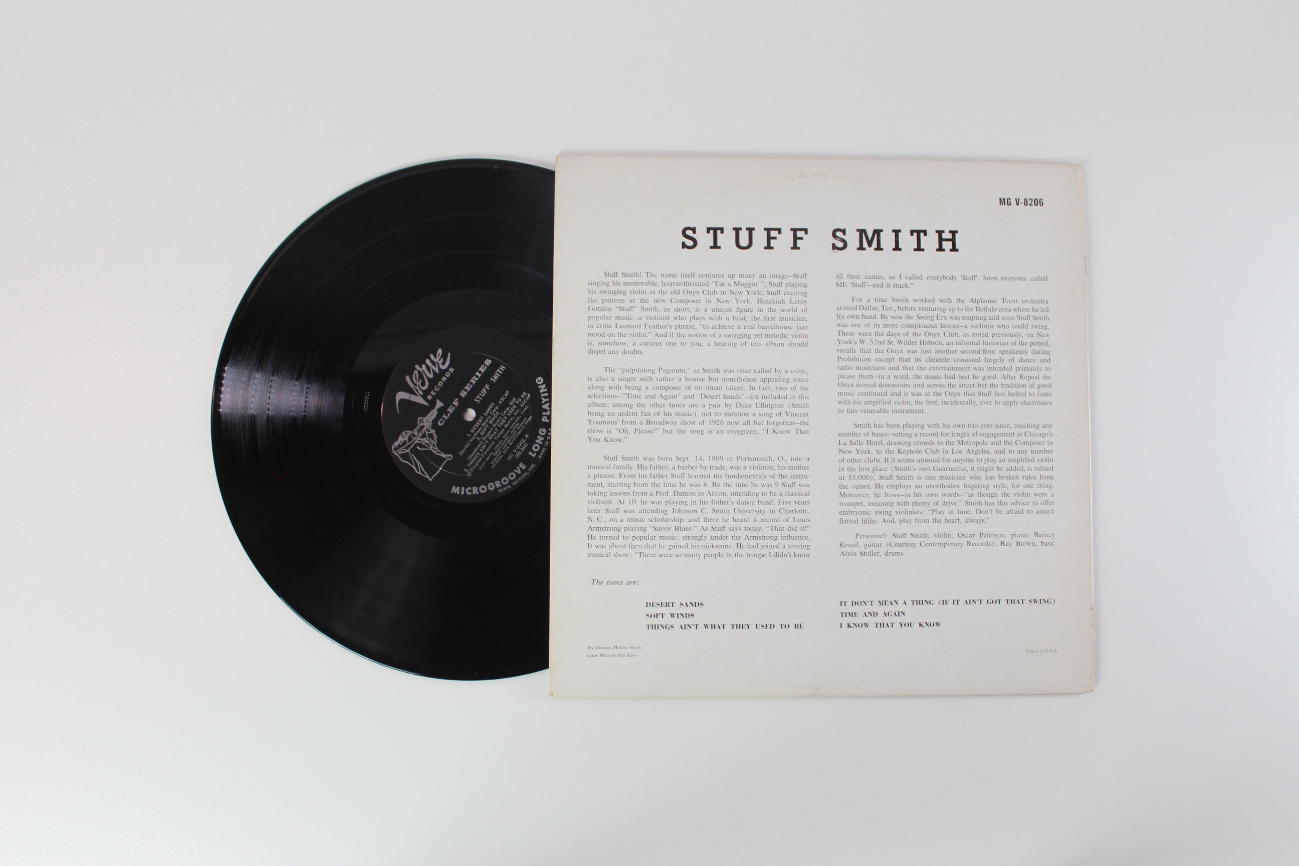 Stuff Smith - Stuff Smith on Verve Records – Mono