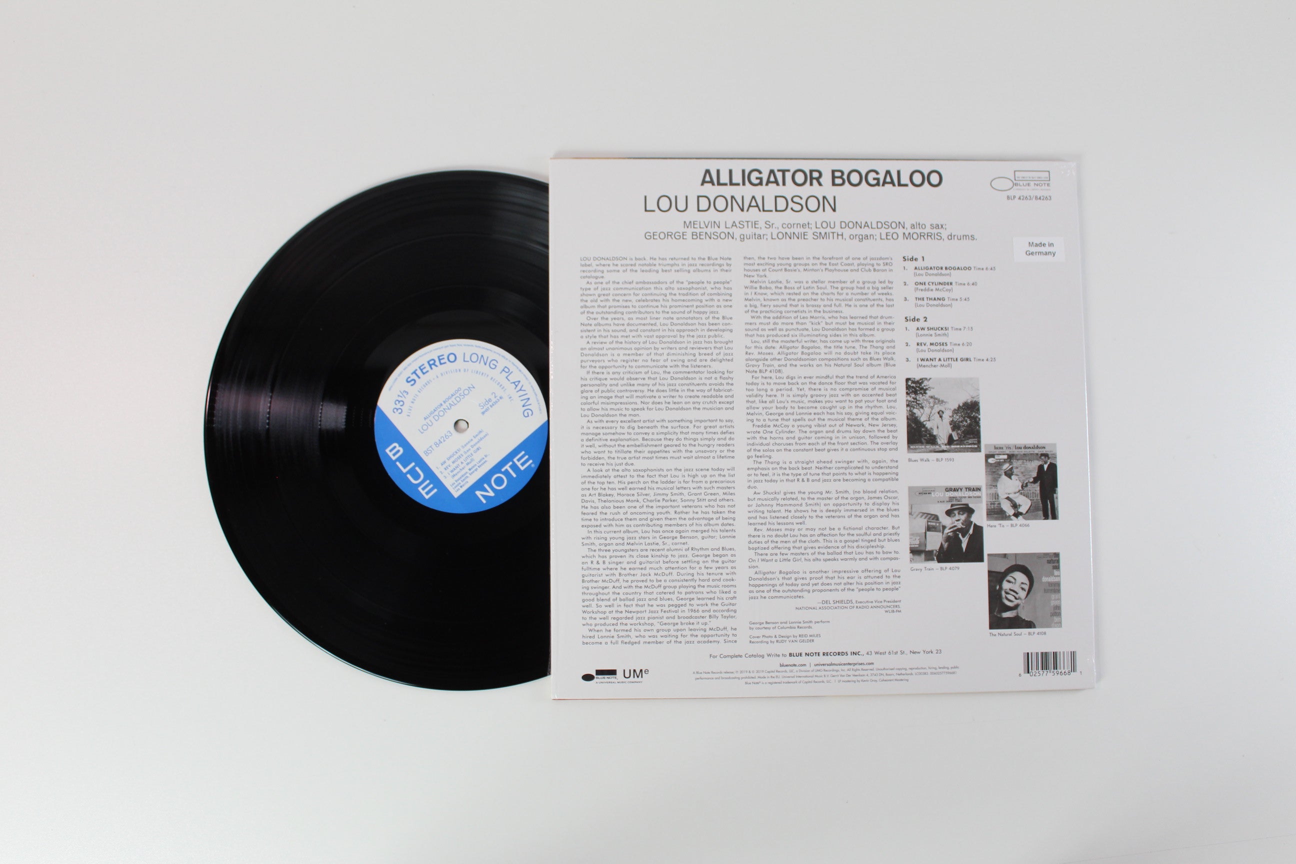 Lou Donaldson - Alligator Bogaloo on Blue Note – Blue Note 80 Vinyl Reissue Series
