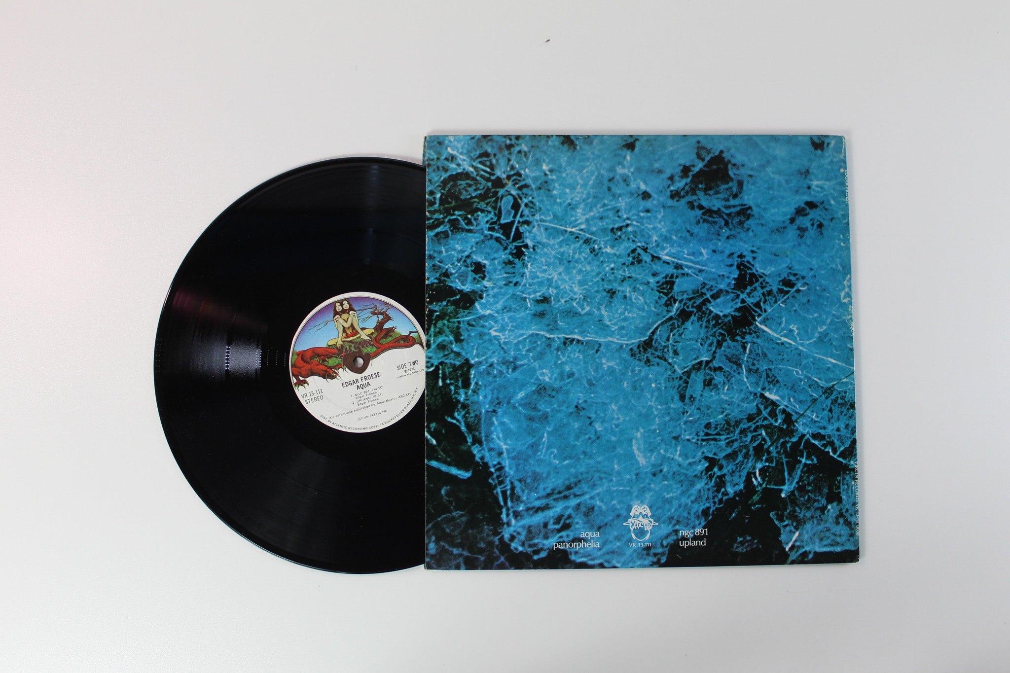 Edgar Froese - Aqua on Virgin - 1974 UK pressing