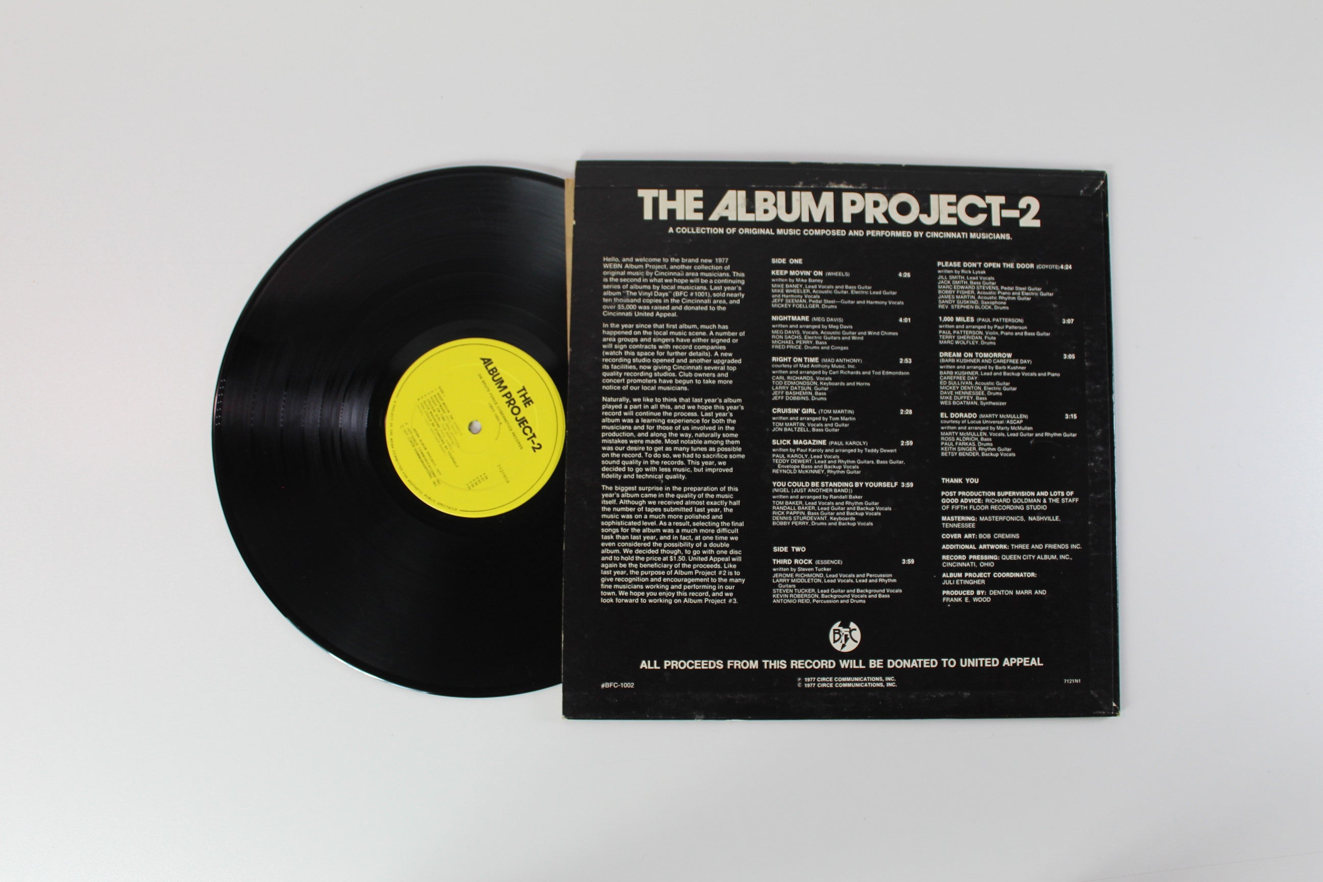 Various - WEBN - The Album Project #2 on Brute Force Cybernetics Records