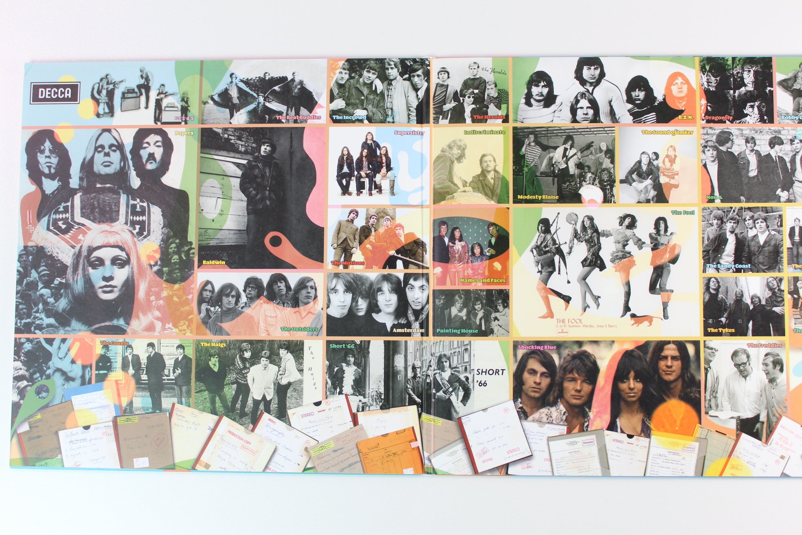 Various - Behind The Dykes (Beat, Blues And Psychedelic Nuggets From The Lowlands 1964-1972) on Music on Vinyl Ltd. Yellow & Turquoise Vinyl