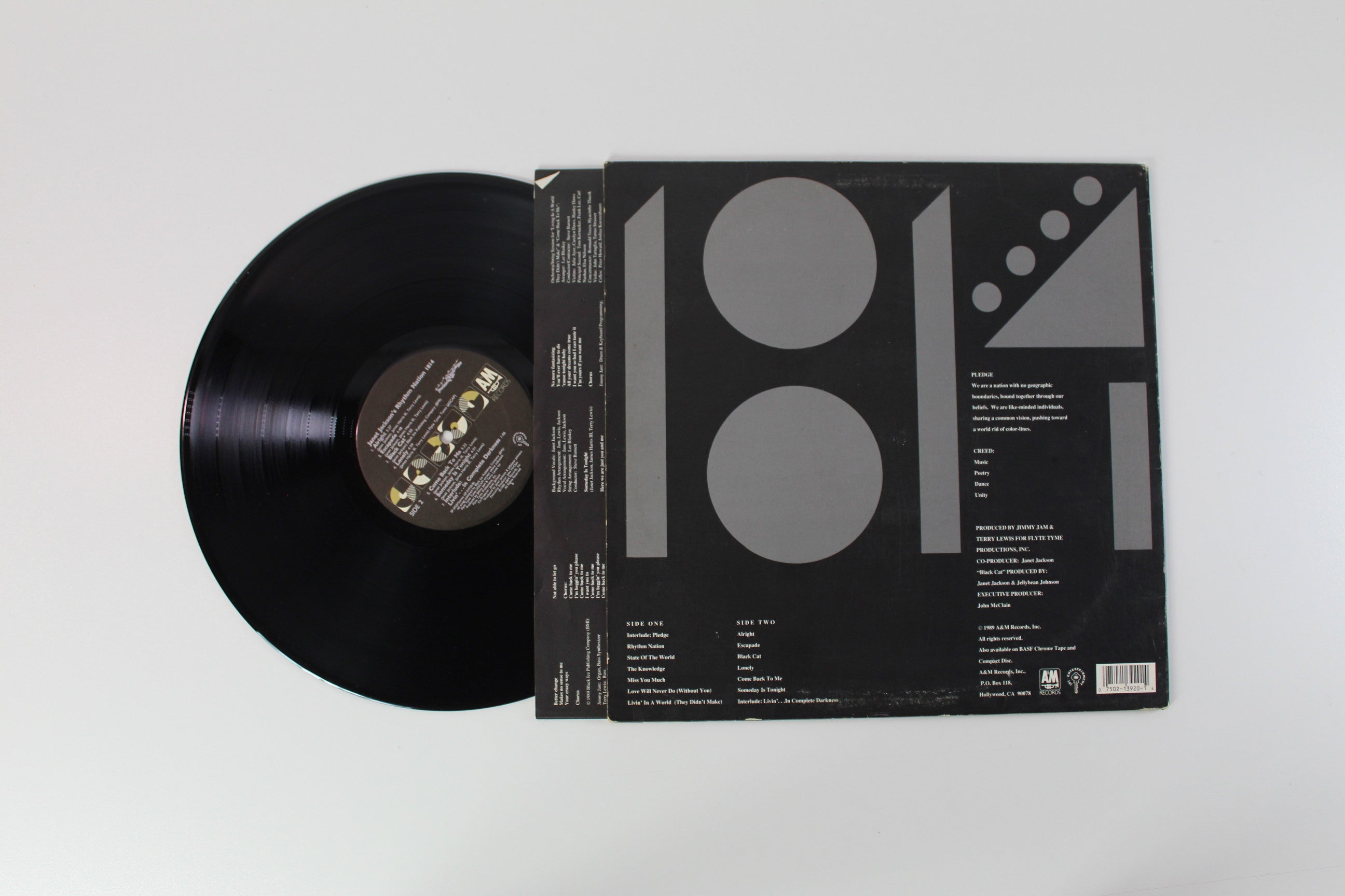 Janet Jackson - Rhythm Nation 1814 on A&M Records