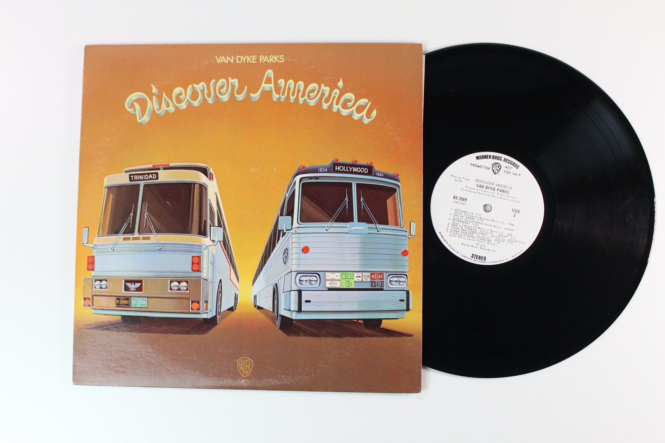Van Dyke Parks - Discover America pn Warner Bros. Records Promo