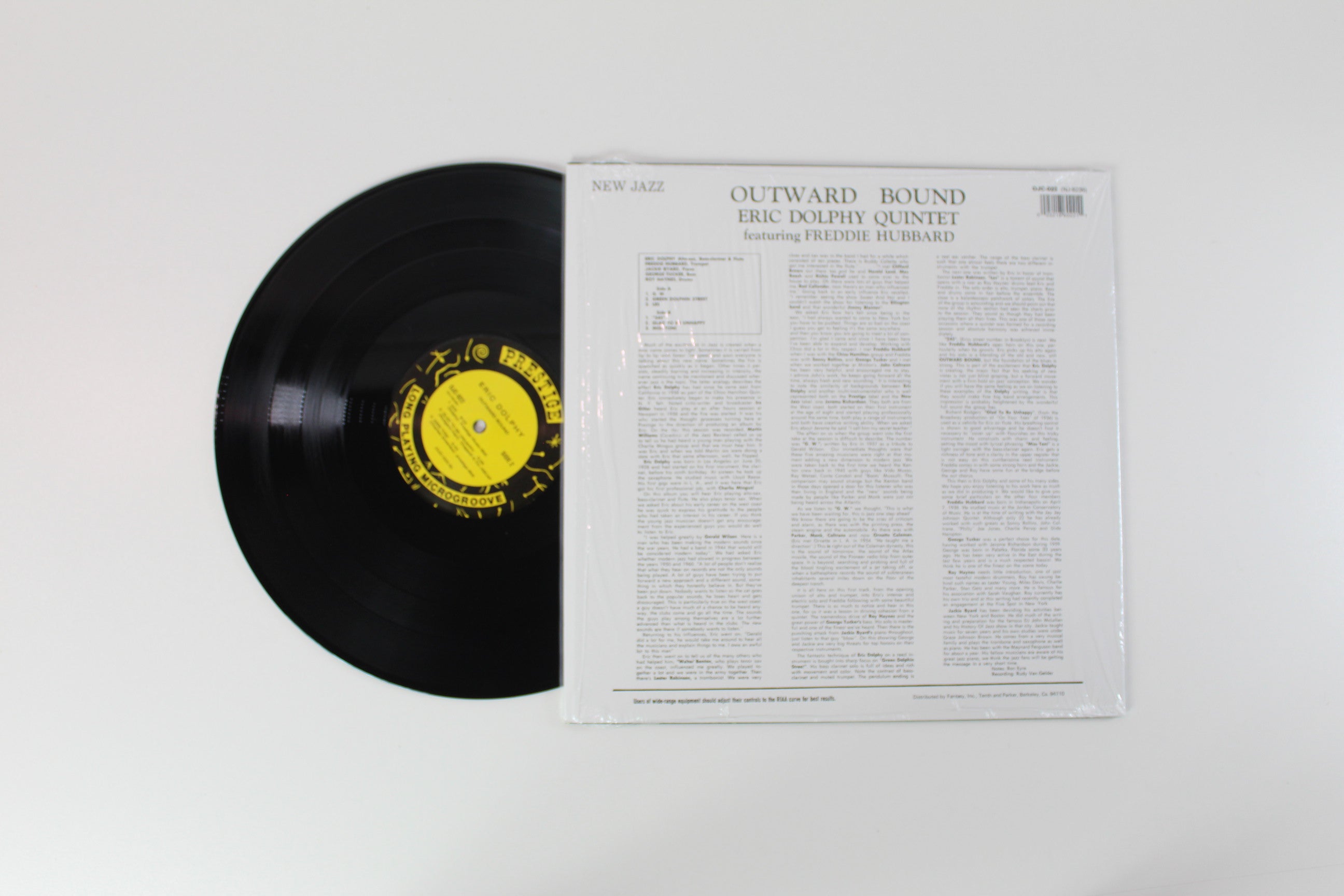 Eric Dolphy Quintet - Outward Bound on Original Jazz Classics – Reissue