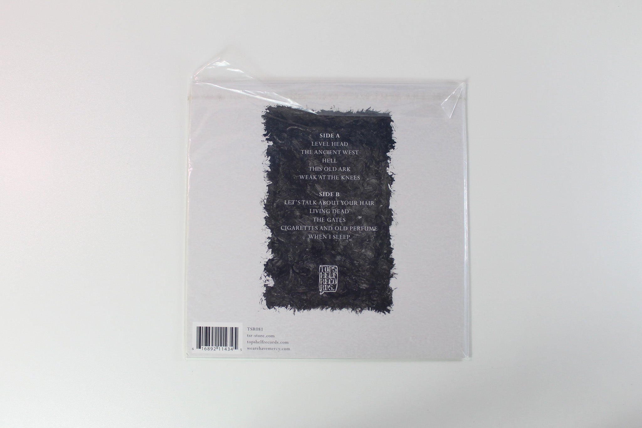 Have Mercy - The Earth Pushed Back on Topshelf Records - Clear Vinyl