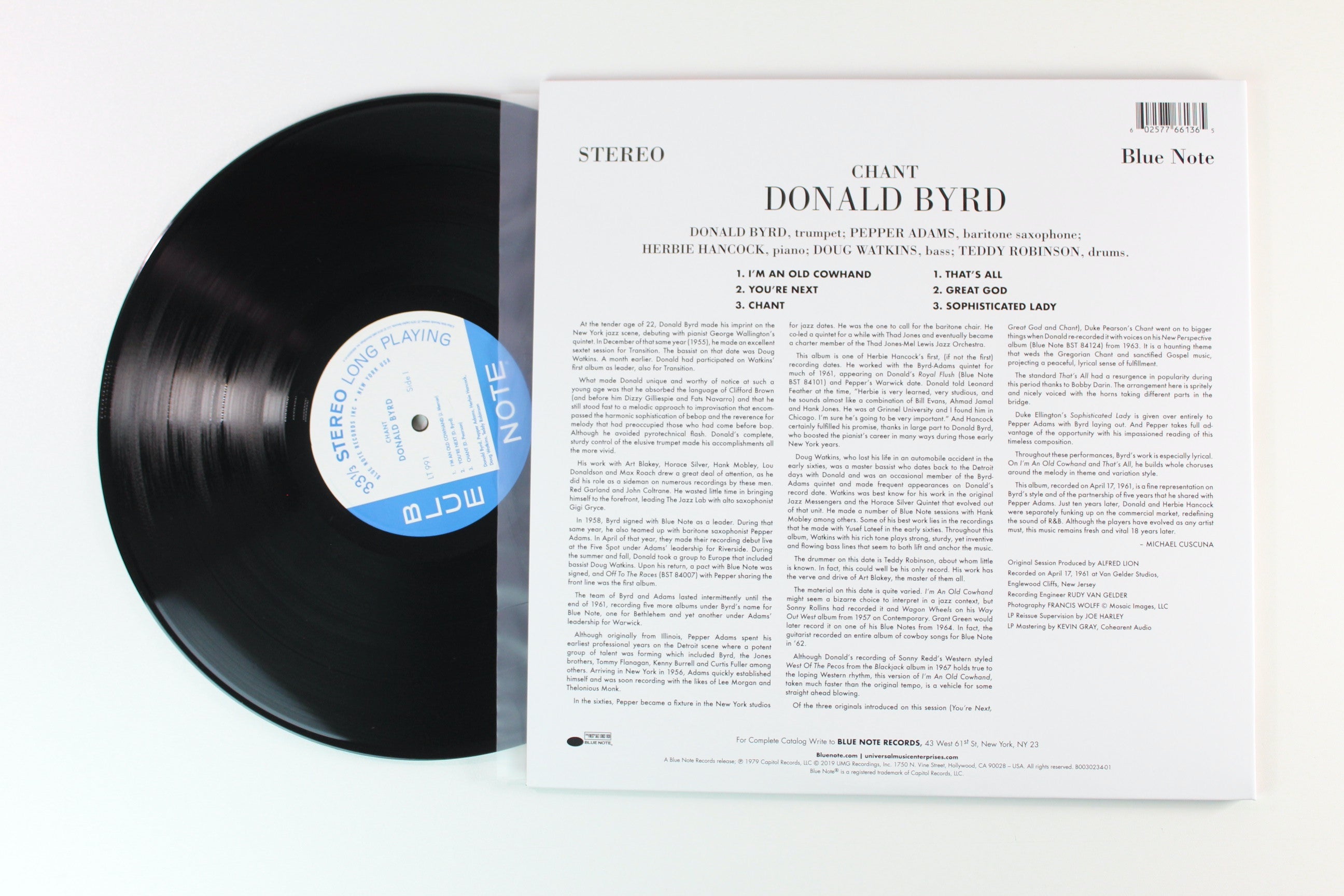 Donald Byrd - Chant on Blue Note Tone Poet Series Reissue 180g