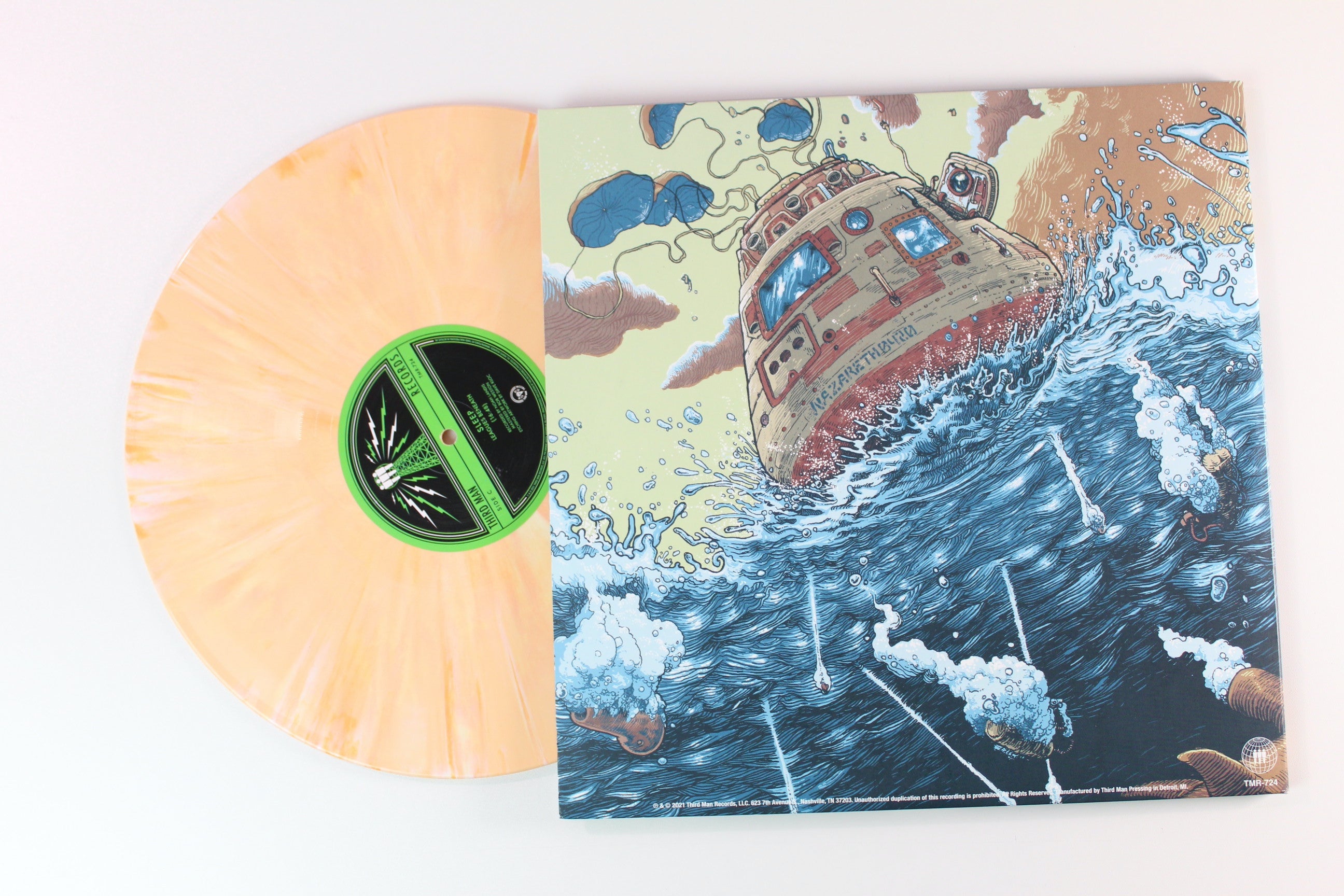 Sleep - Iommic Life on Third Man Records Reissue on Turquoise/Peach Marble Vinyl