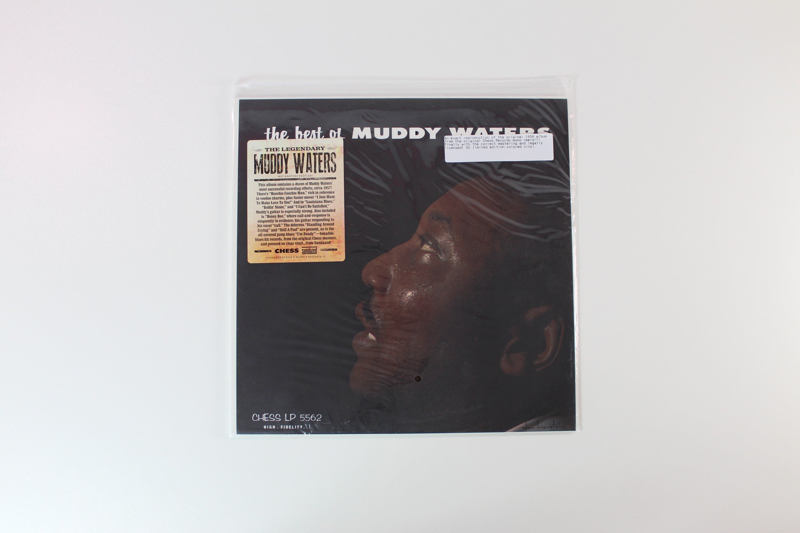 Muddy Waters - The Best Of Muddy Waters on Sundazed RSD BF 2017 Ltd Mono Clear Vinyl Reissue
