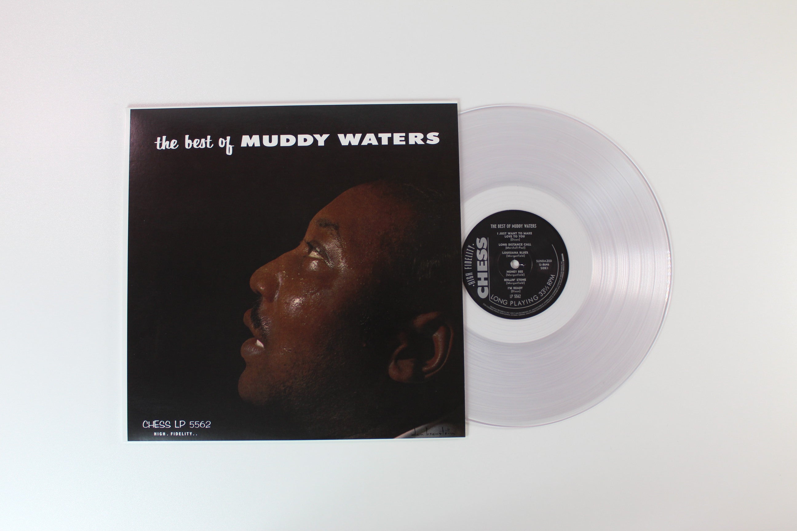 Muddy Waters - The Best Of Muddy Waters on Sundazed RSD BF 2017 Ltd Mono Clear Vinyl Reissue