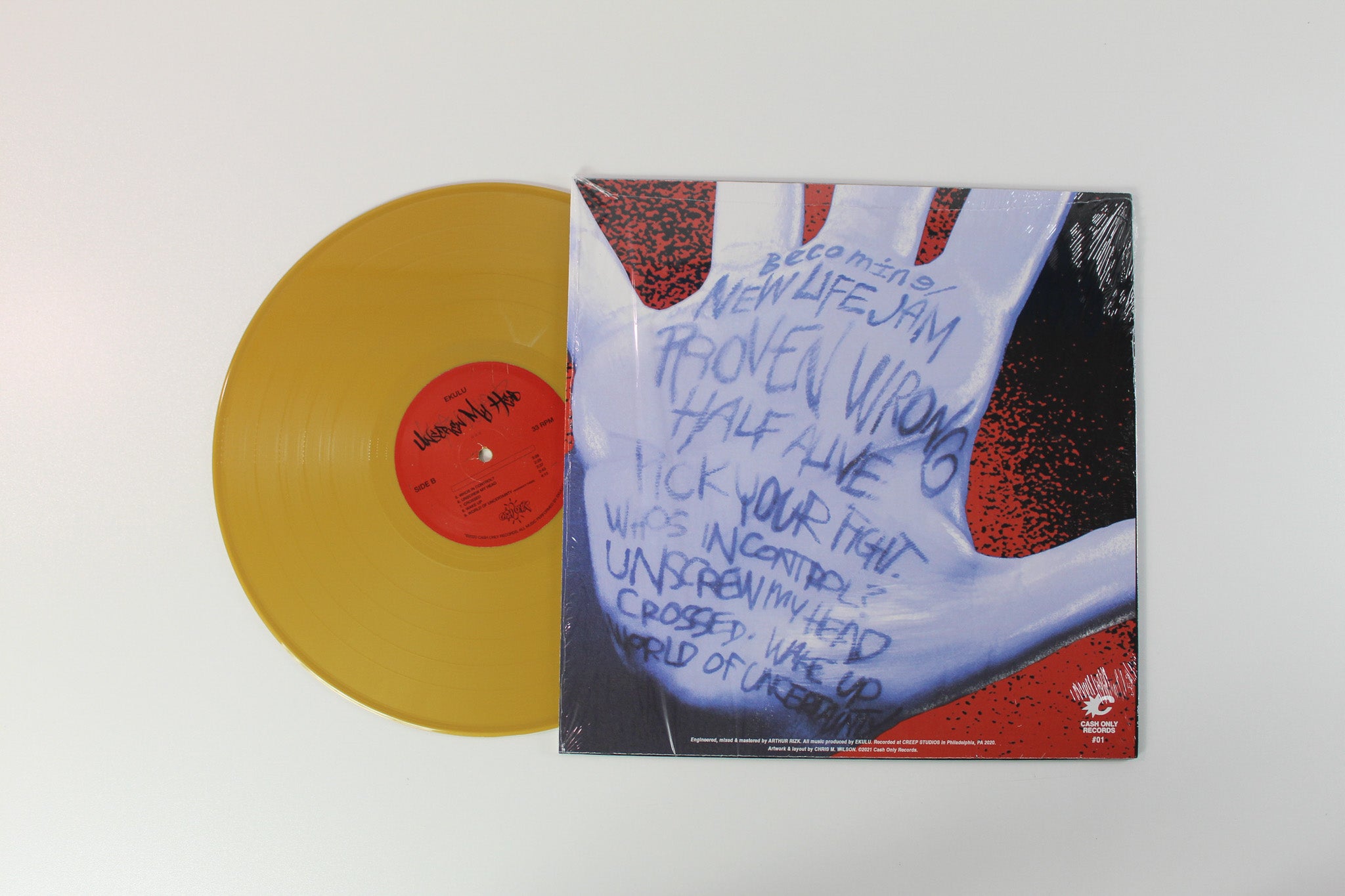 Ekulu - Unscrew My Head on Cash Only Records - Gold Vinyl