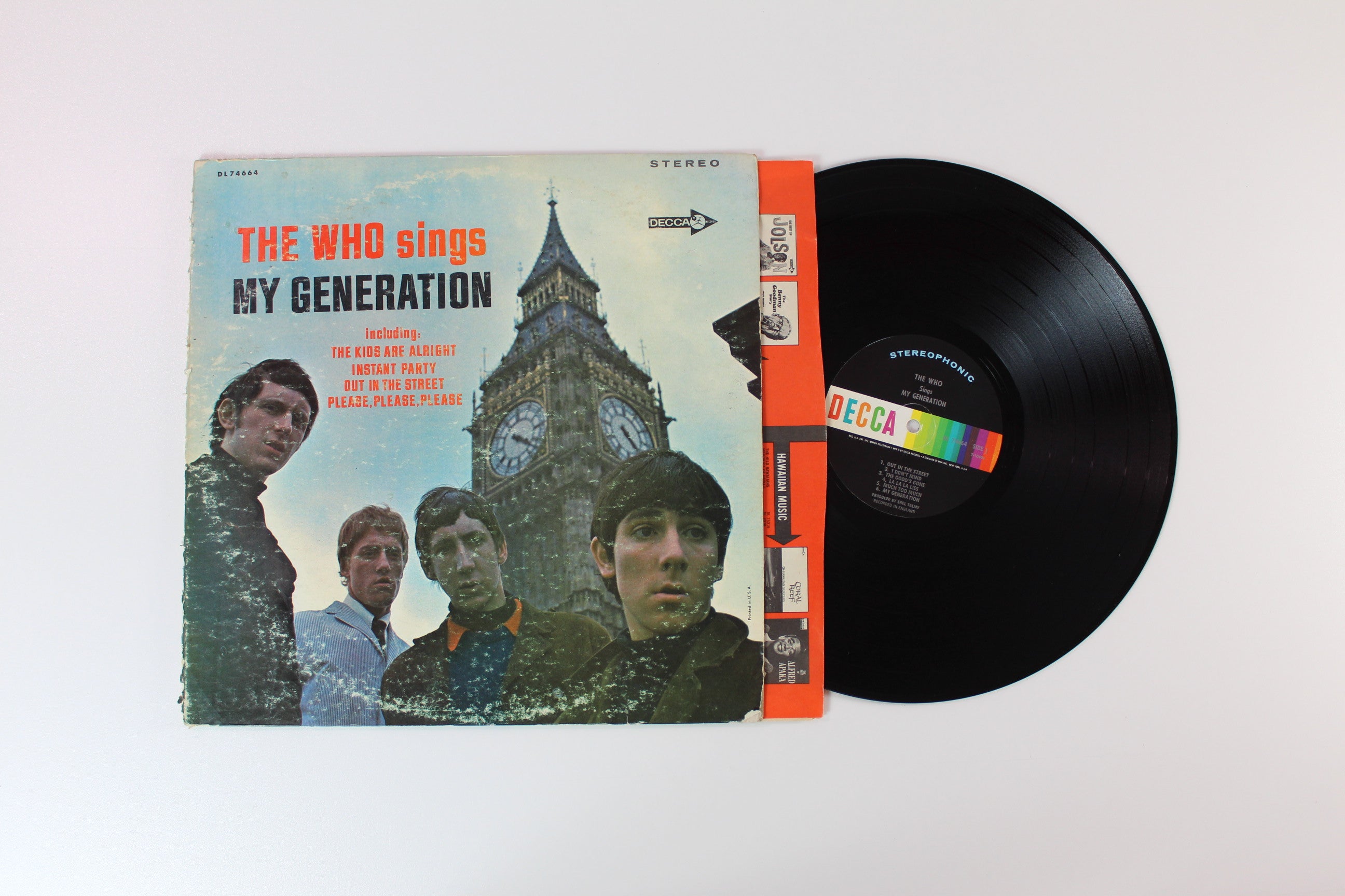 The Who - Sings My Generation on Decca Stereo