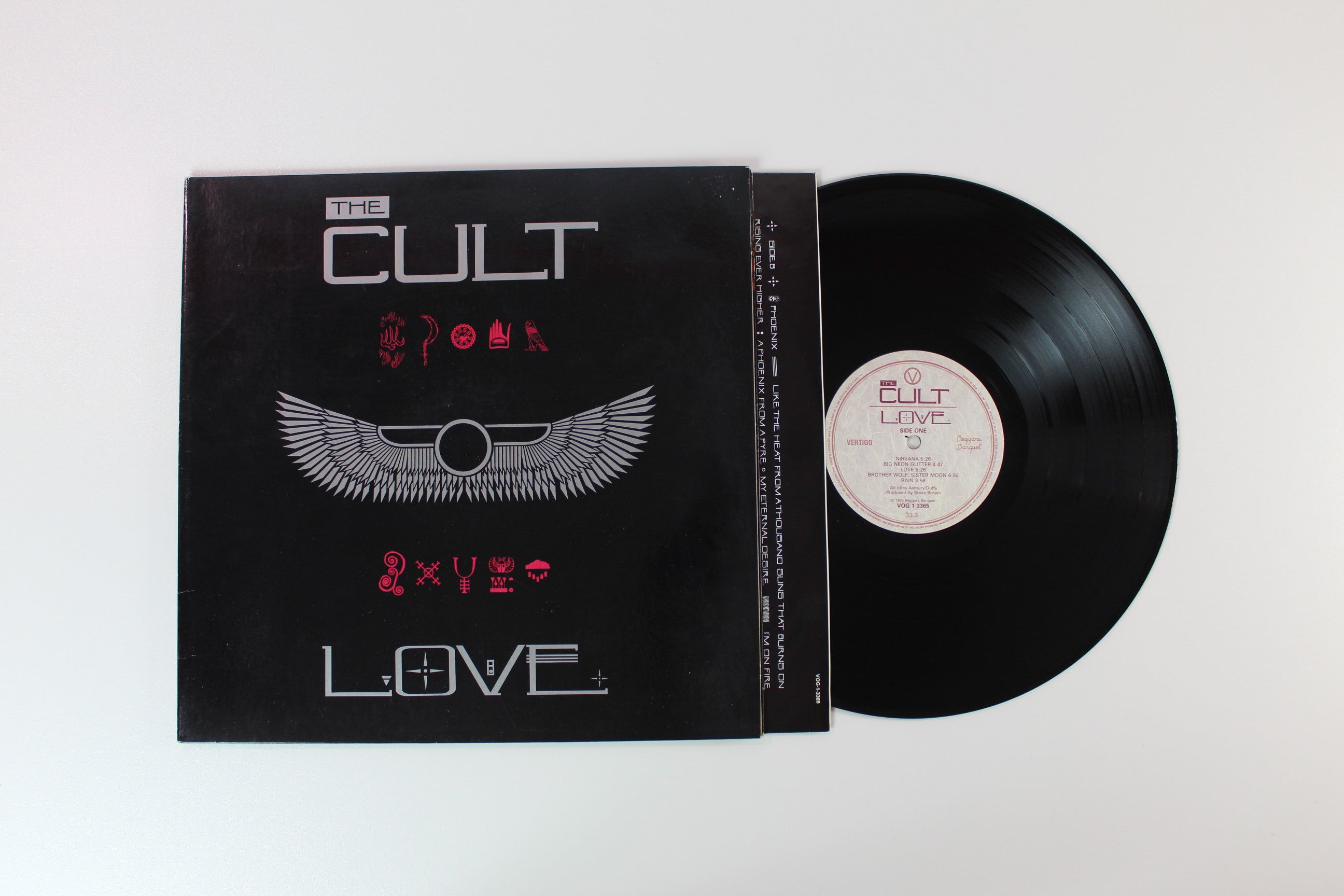 The Cult - Love on Vertigo Beggars Banquet Canadian Pressing