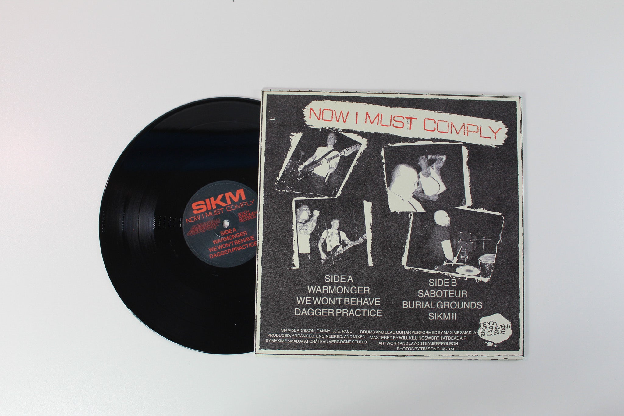 Sikm - Now I Must Comply on Beach Impediment Records