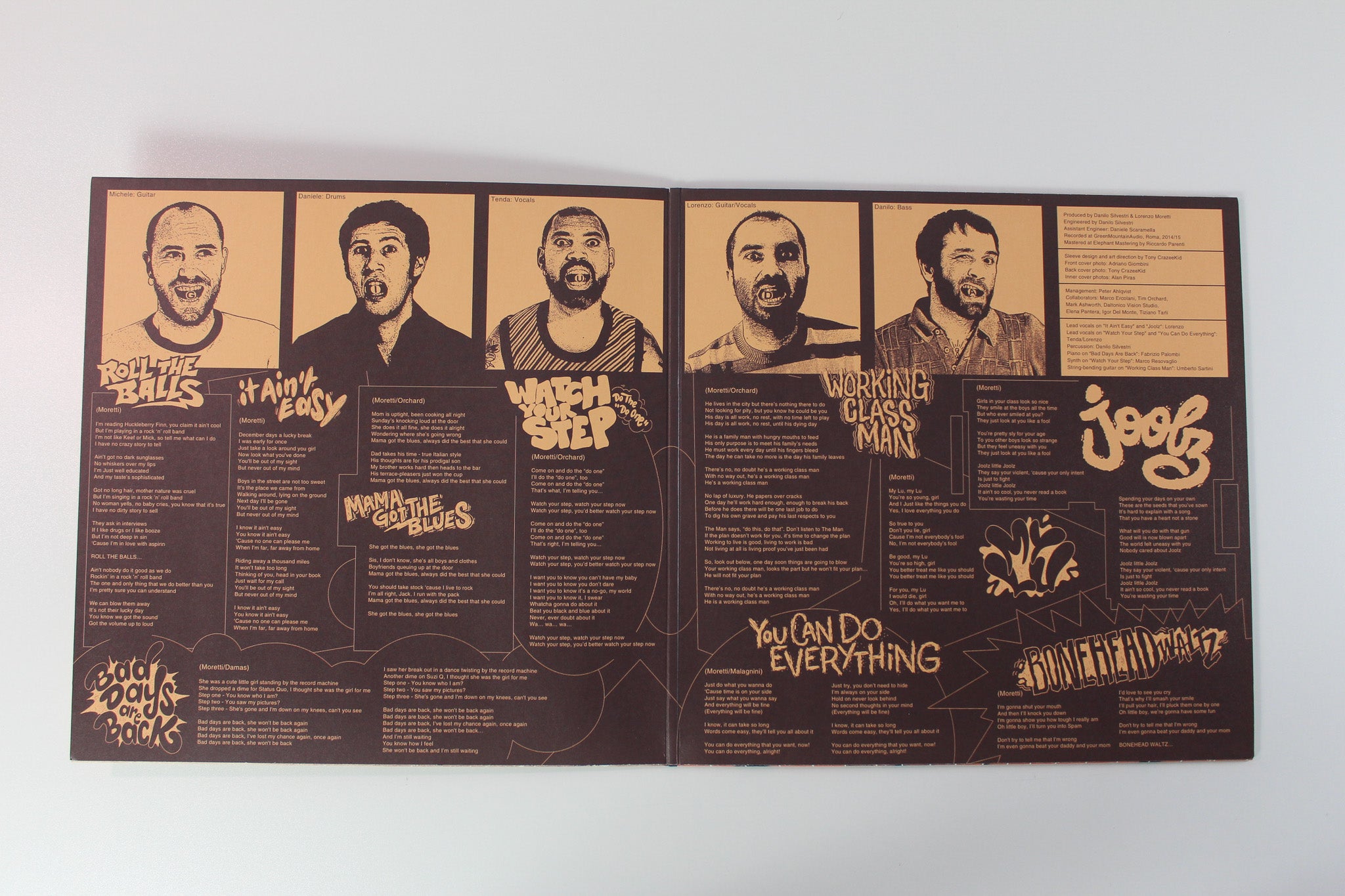 Giuda - Speaks Evil on Burning Heart Records - Orange Vinyl