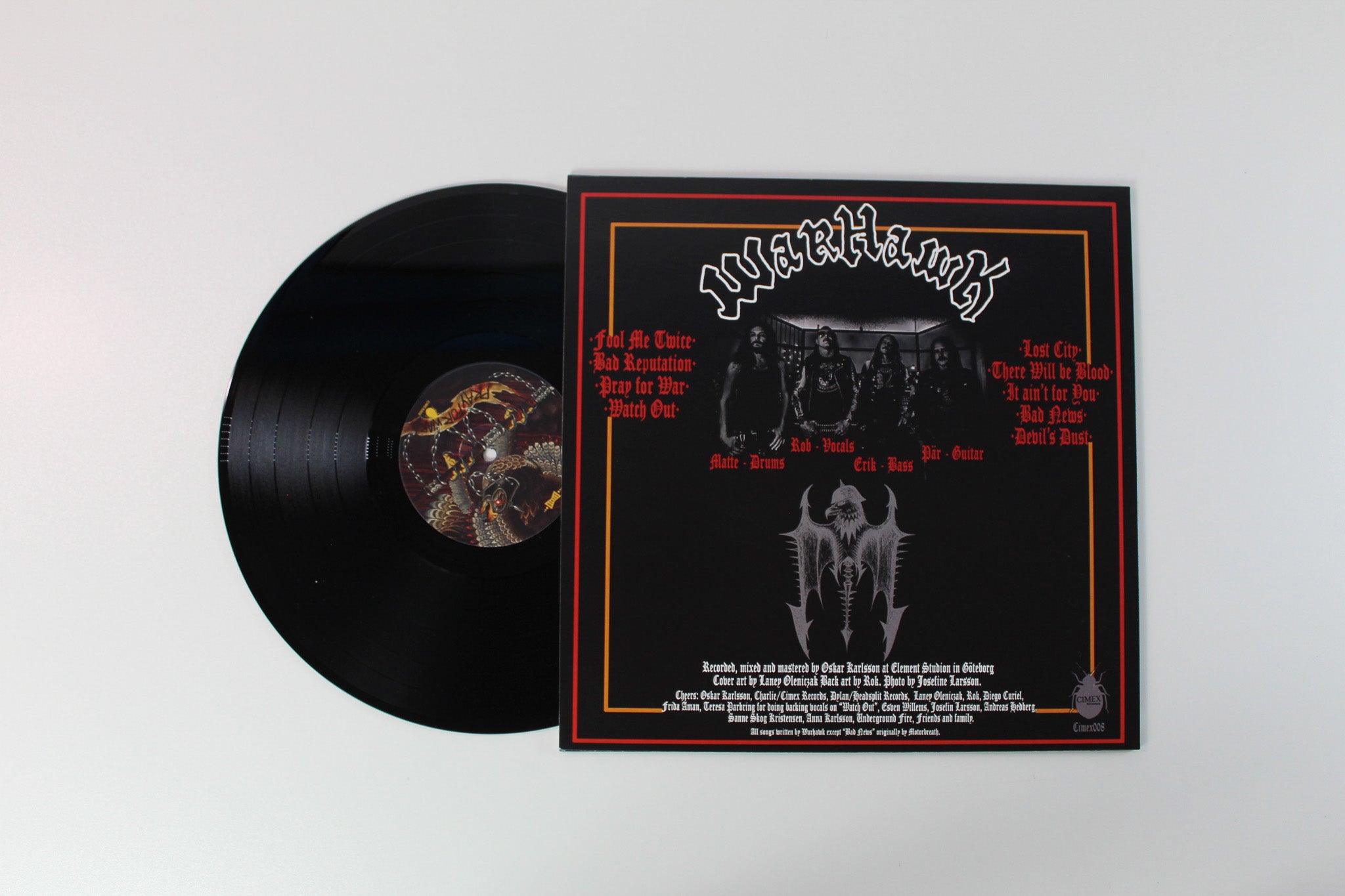 Warhawk - Pray For War on Cimex Records