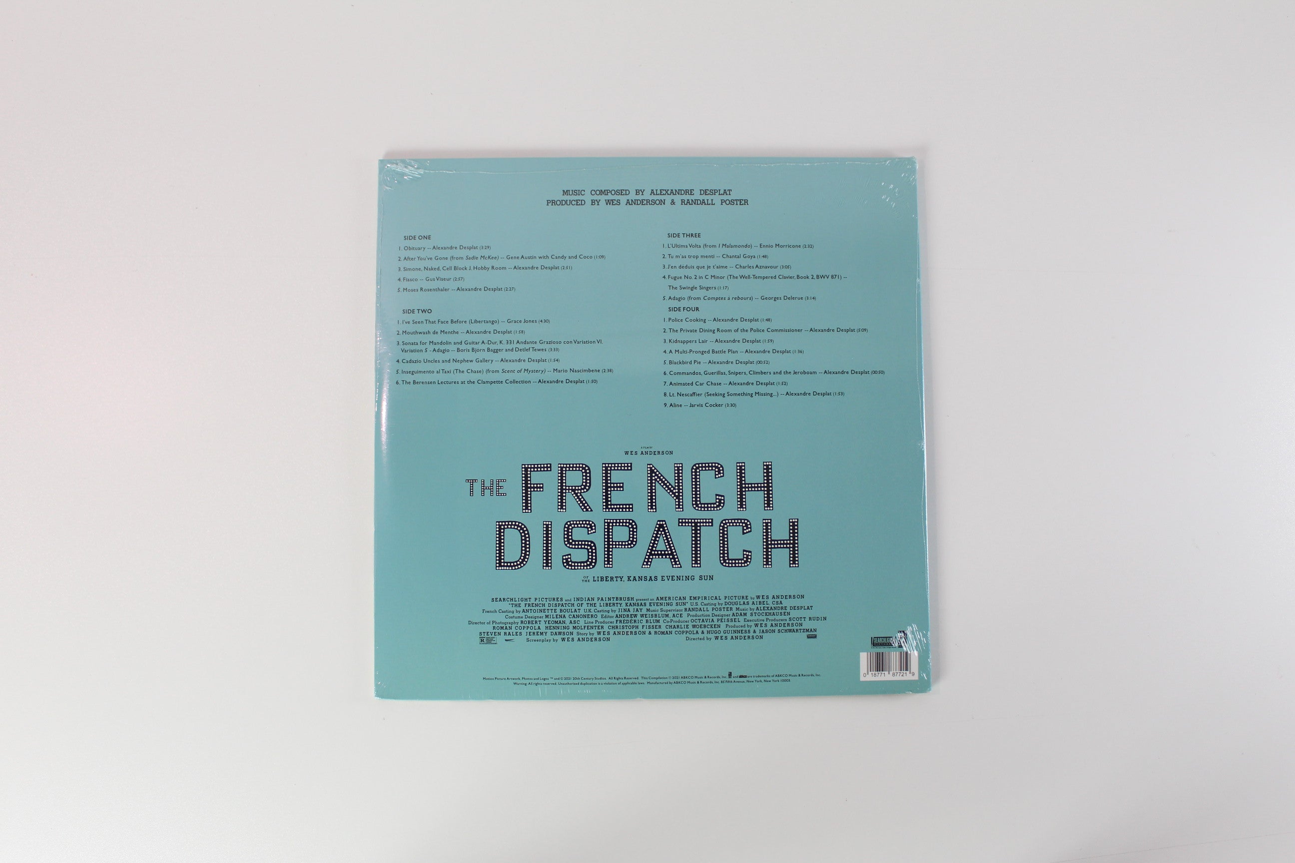 Alexandre Desplat - The French Dispatch (Original Soundtrack) on ABKCO – Sealed