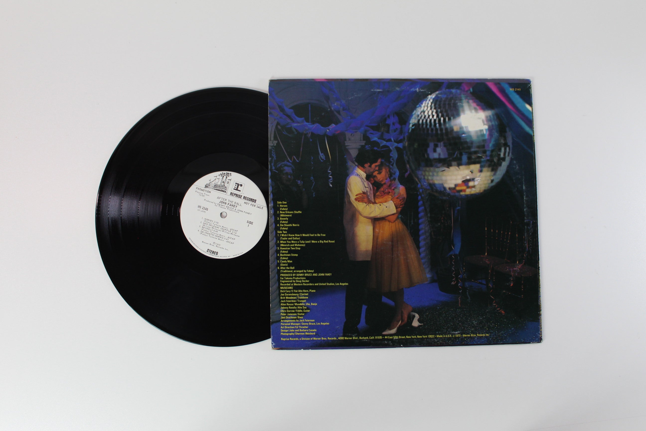 John Fahey & His Orchestra - After The Ball on Reprise Records – Promo