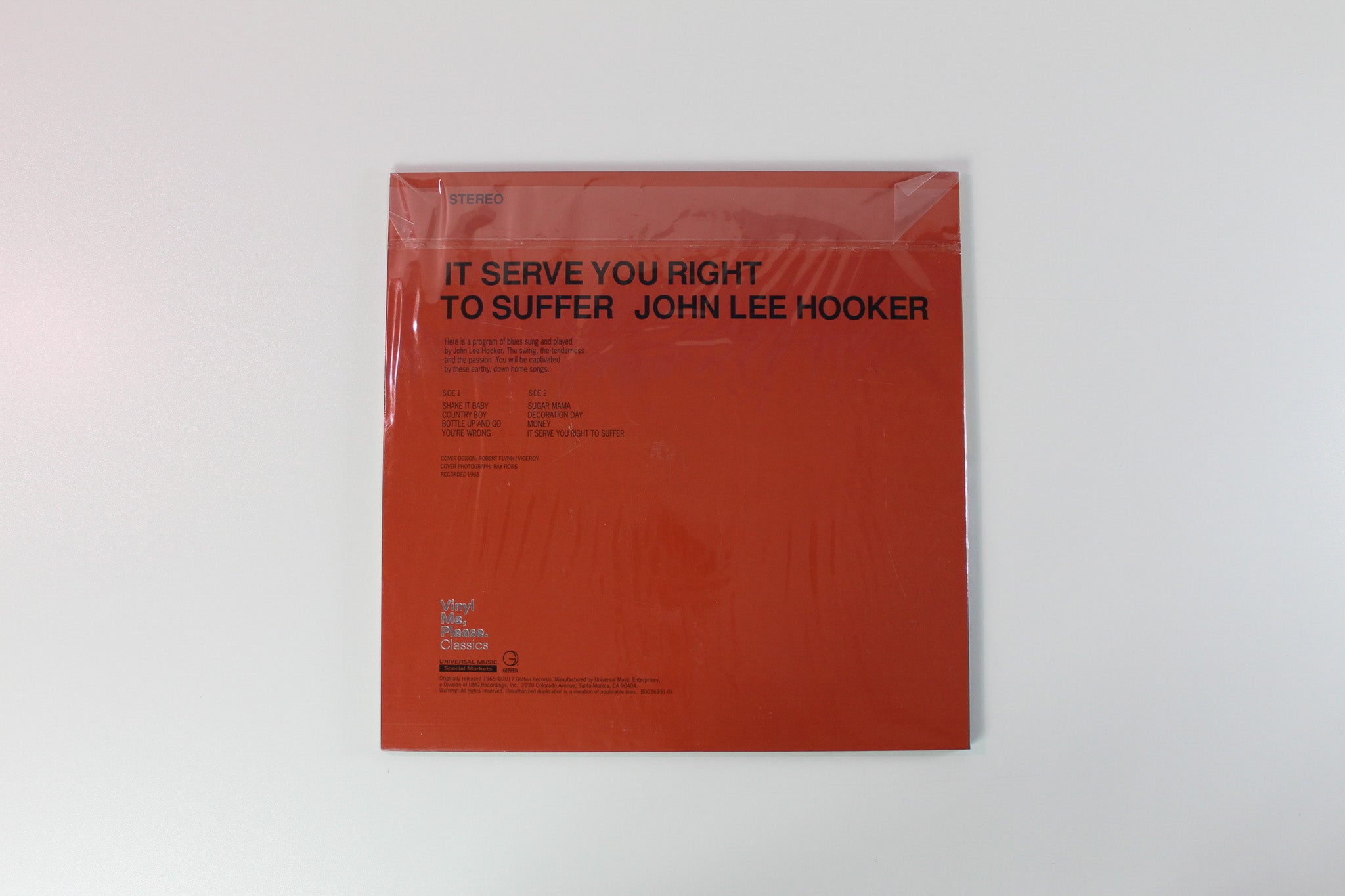 John Lee Hooker - It Serve You Right To Suffer on Impulse Vinyl Me Please Club Edition Reissue