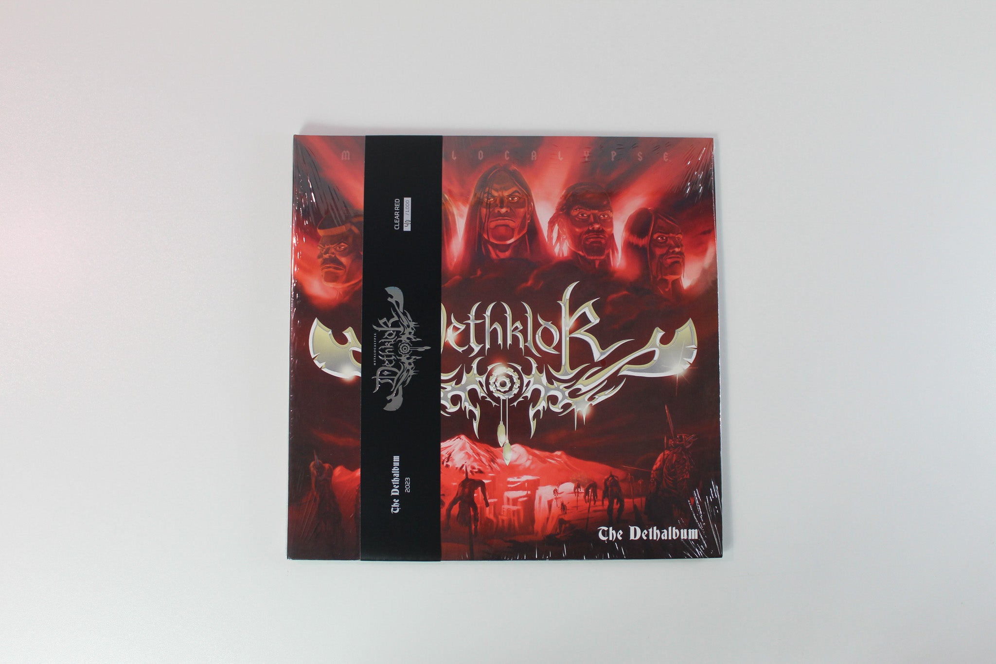 Dethklok - The Dethalbum on WaterTower Music Ltd Numbered Clear Red Vinyl Reissue Sealed