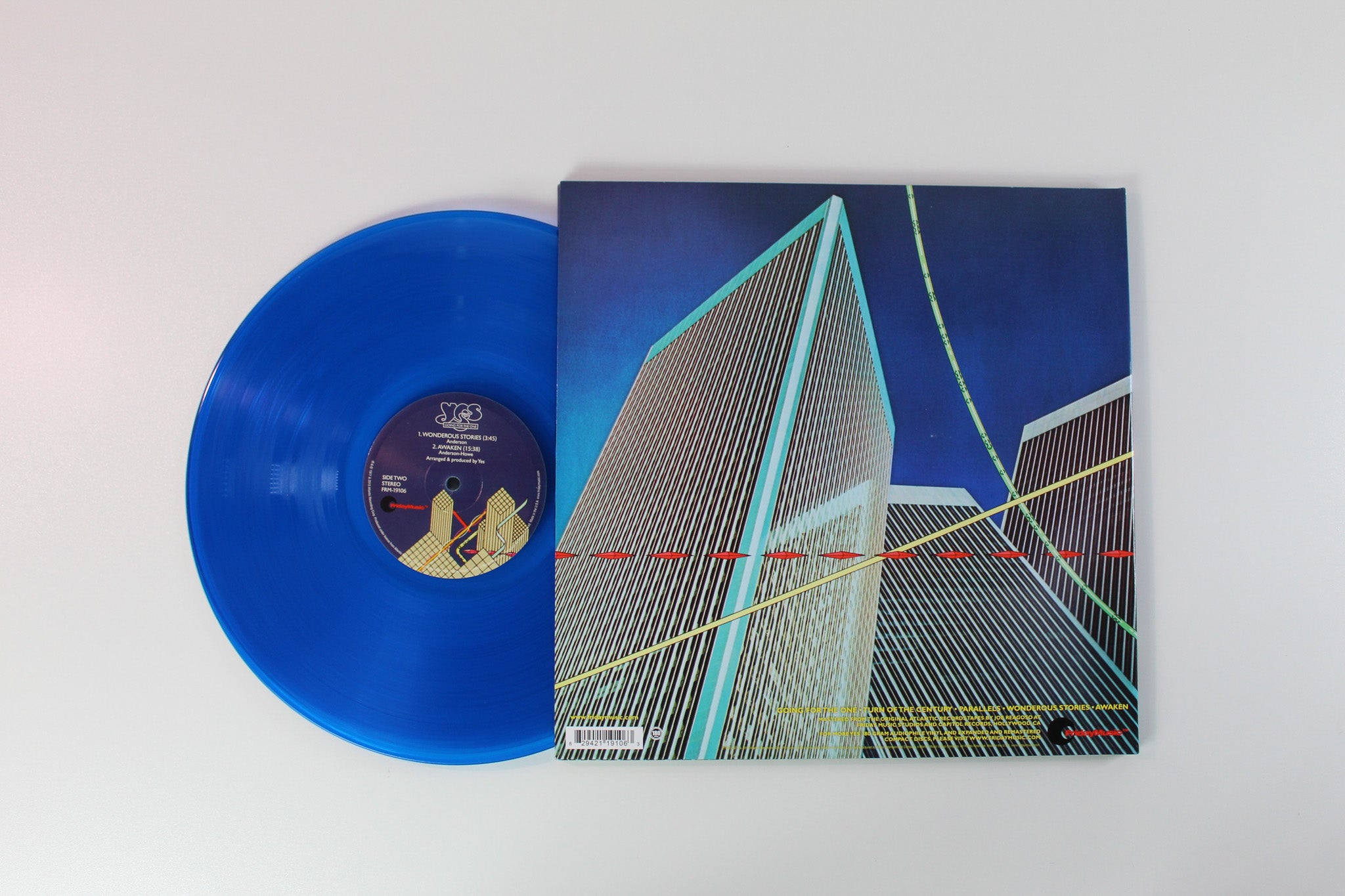 Yes - Going For The One on Friday Music 180 Gram Blue Vinyl Reissue
