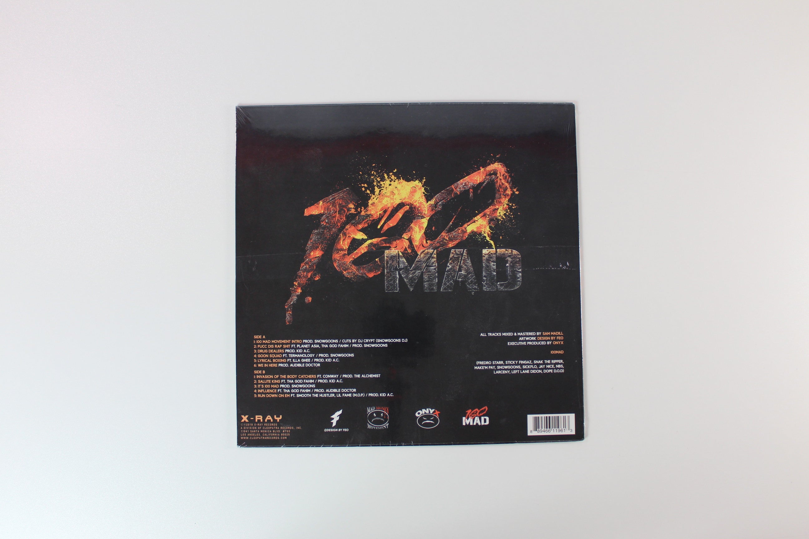 Onyx - 100 Mad on X-Ray Records Ltd Red Vinyl Sealed