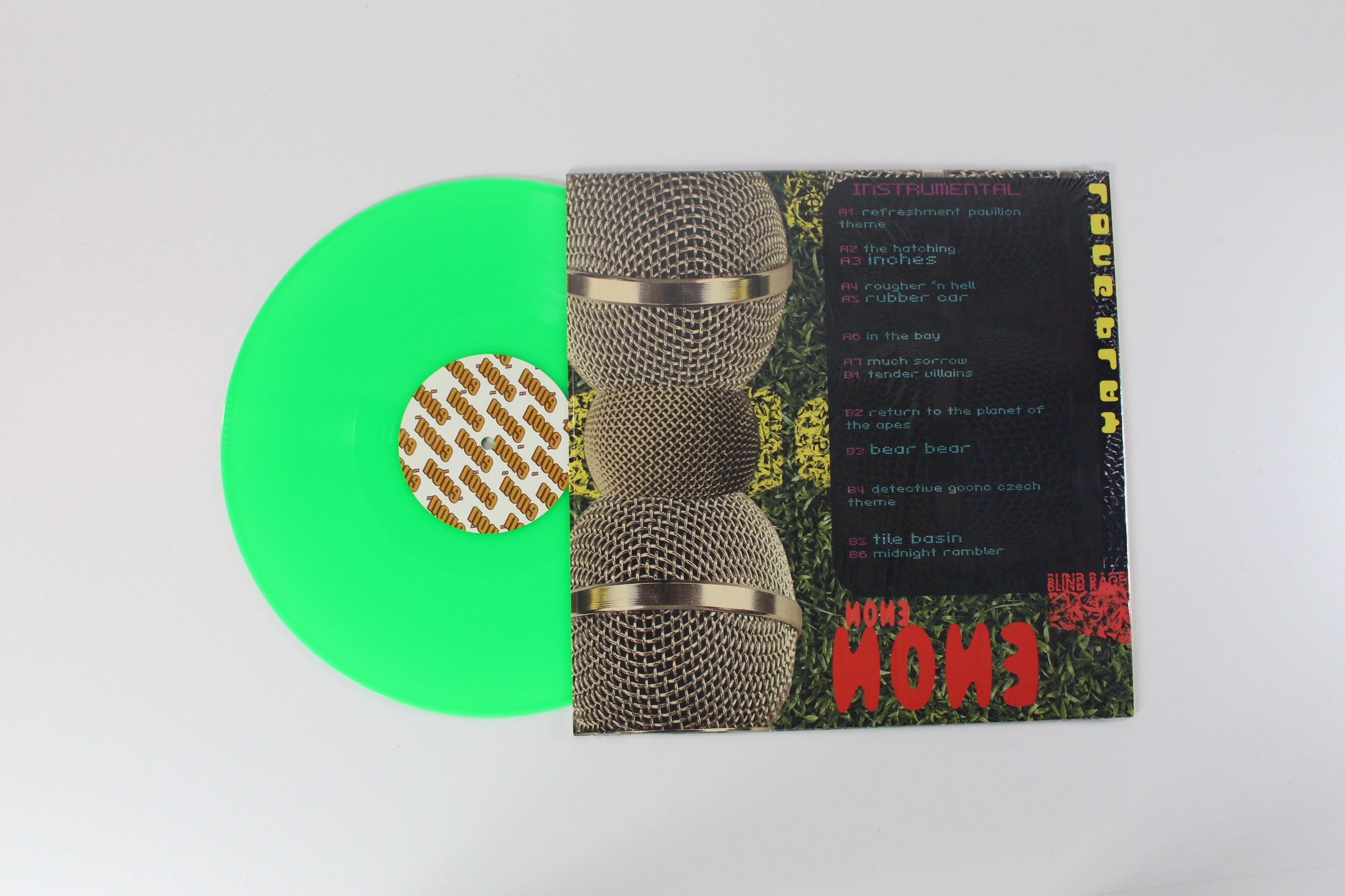 Enon - Long Play on Blind Rage Records – Neon Green Vinyl