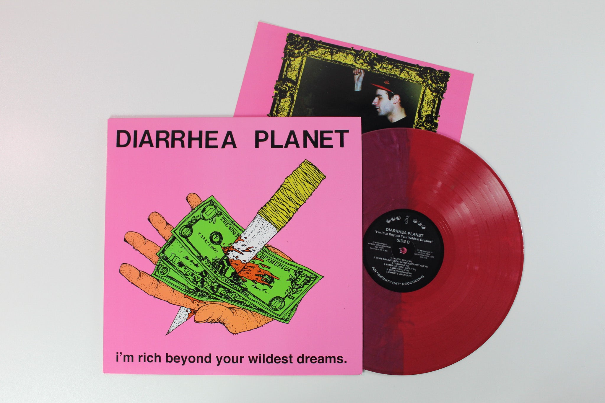 Diarrhea Planet - I'm Rich Beyond Your Wildest Dreams on Infinity Cat Maroon / Purple Split