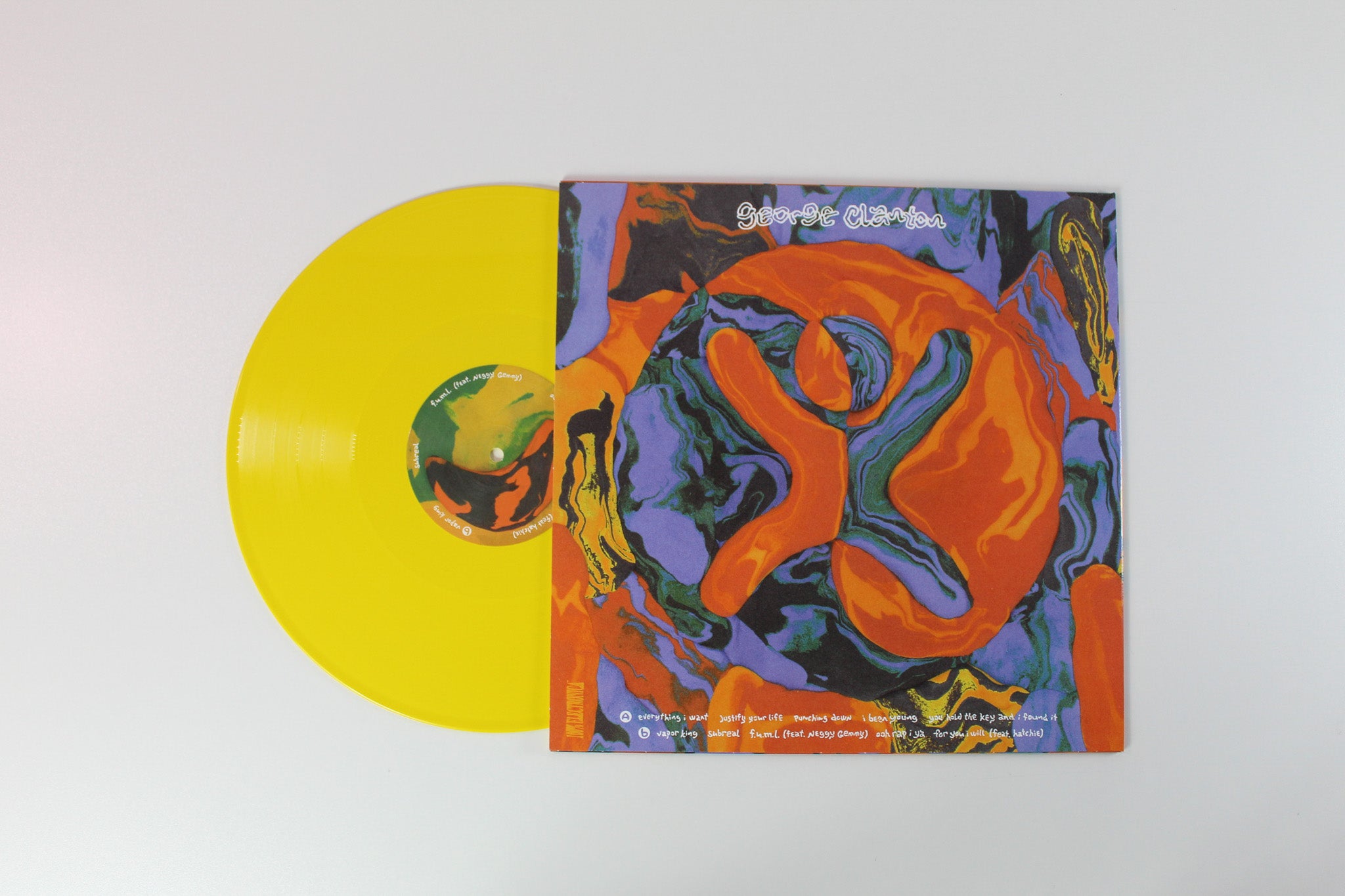 George Clanton - Ooh Rap I Ya on 100% Electronica Yellow Vinyl