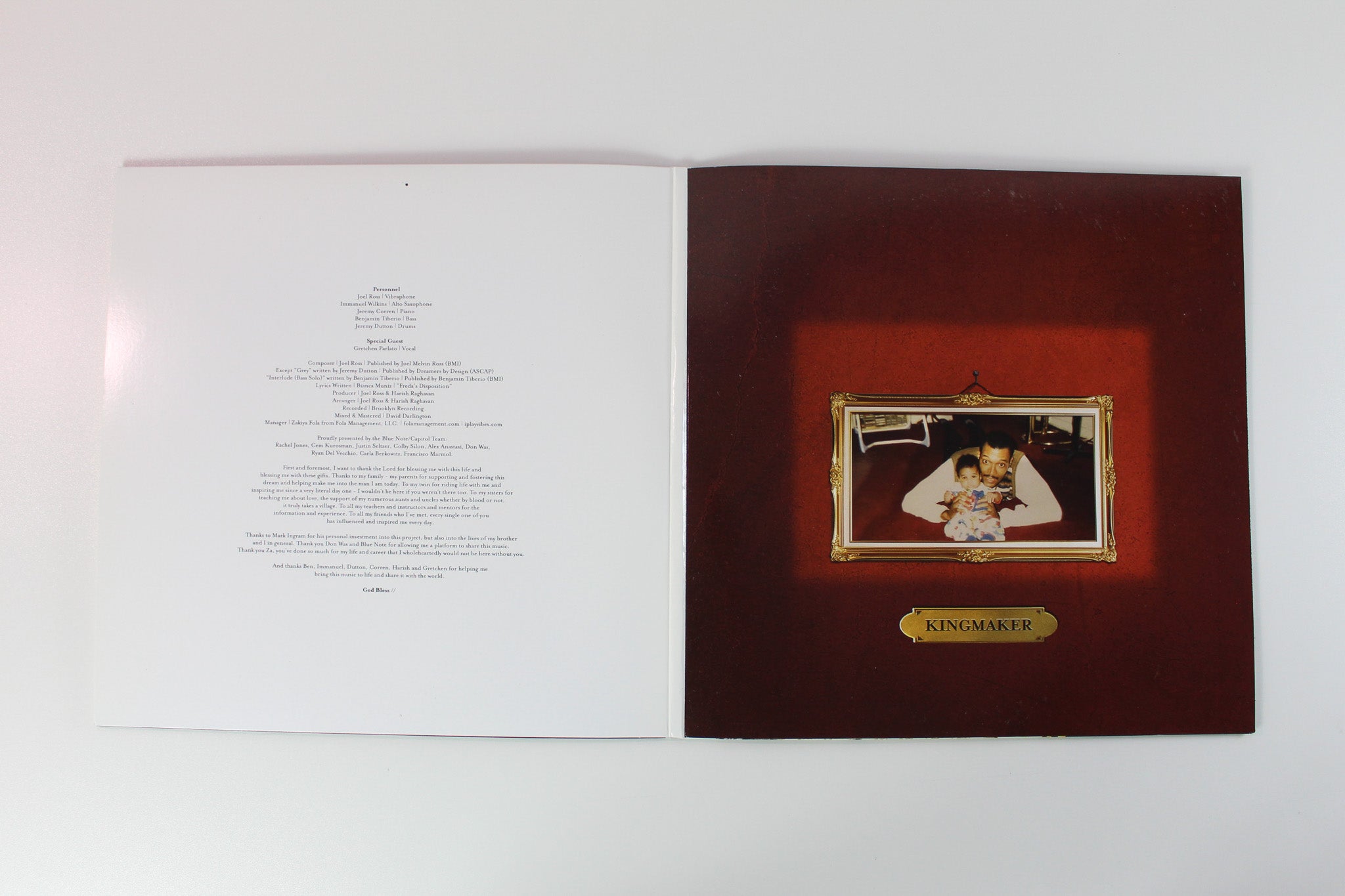 Joel Ross - Kingmaker on Blue Note Vinyl Me Please Ltd Numbered Off White Vinyl