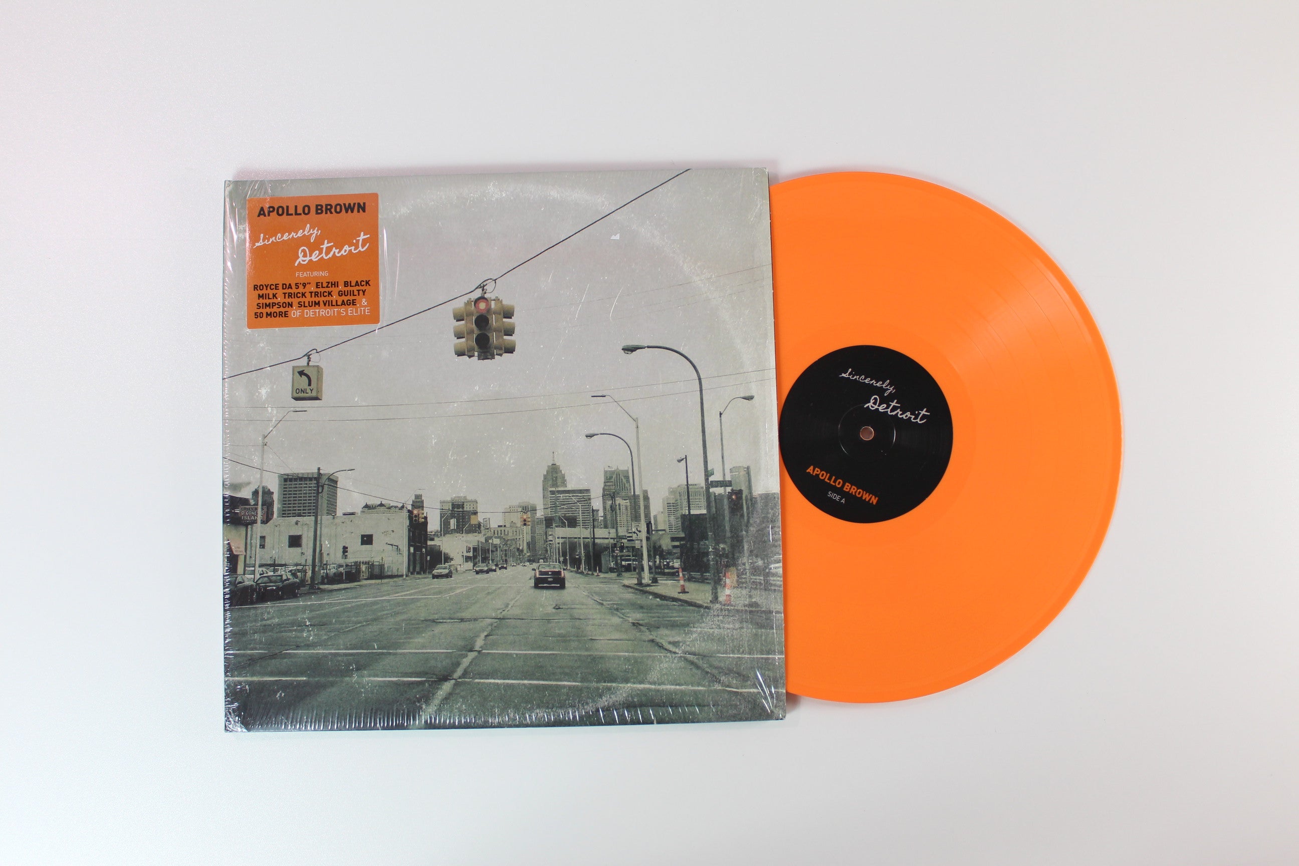 Apollo Brown - Sincerely, Detroit on Mello Music Group Ltd Orange Opaque