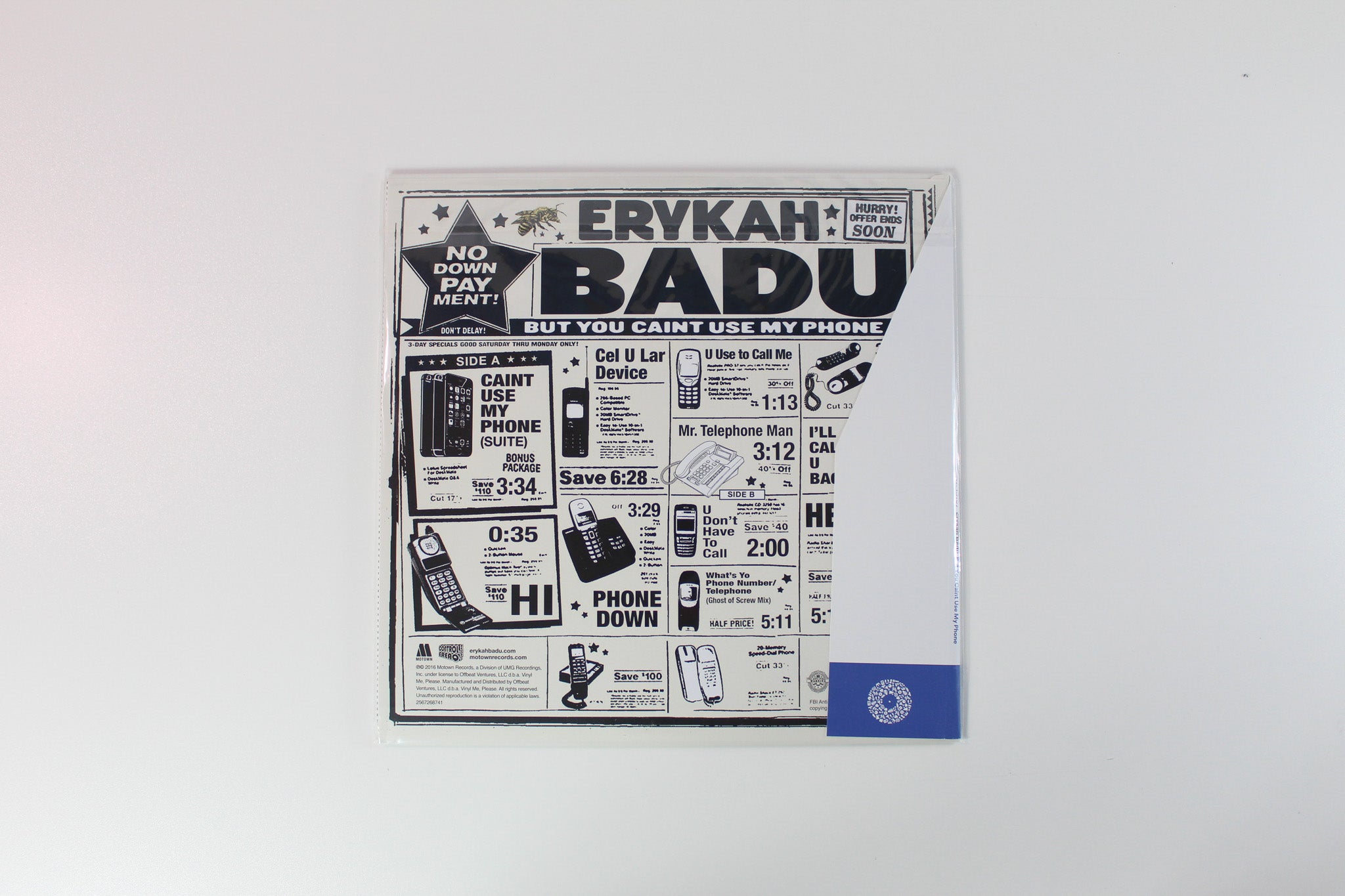 Erykah Badu - But You Caint Use My Phone on Motown Vinyl Me Please Club Edition Clear w/ Multicolor Splatter Reissue