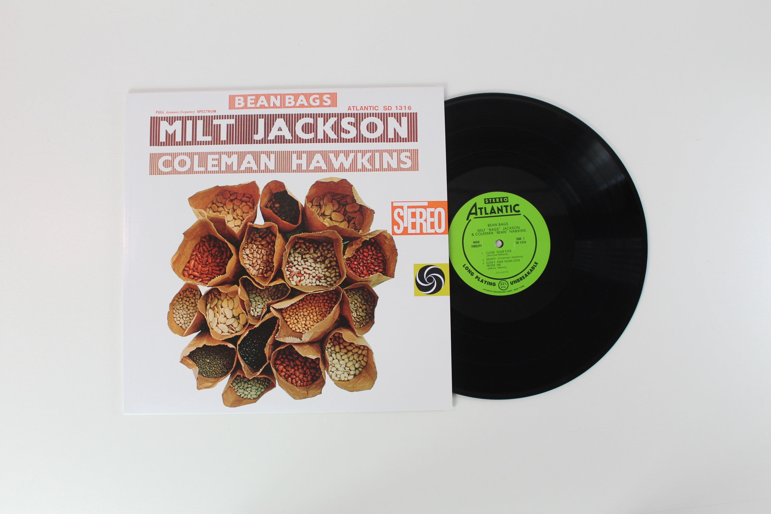 Milt Jackson, Coleman Hawkins - Bean Bags on Atlantic / Rhino Records - Reissue