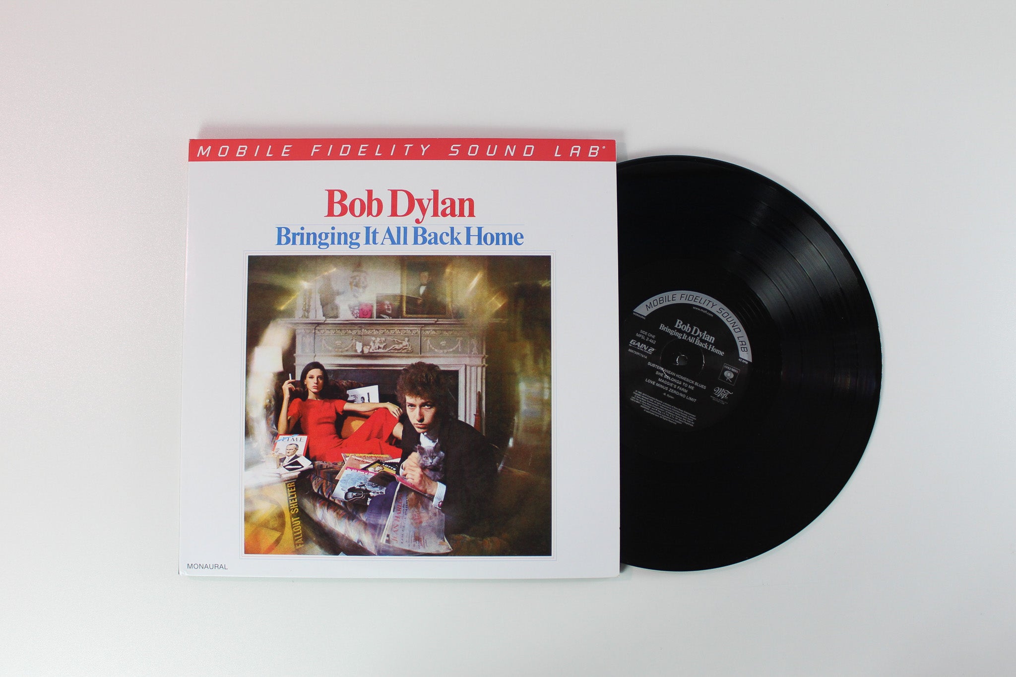 Bob Dylan - Bringing It All Back Home on Mobile Fidelity Sound Lab 45 RPM Ltd Numbered 180 Gram Mono Reissue