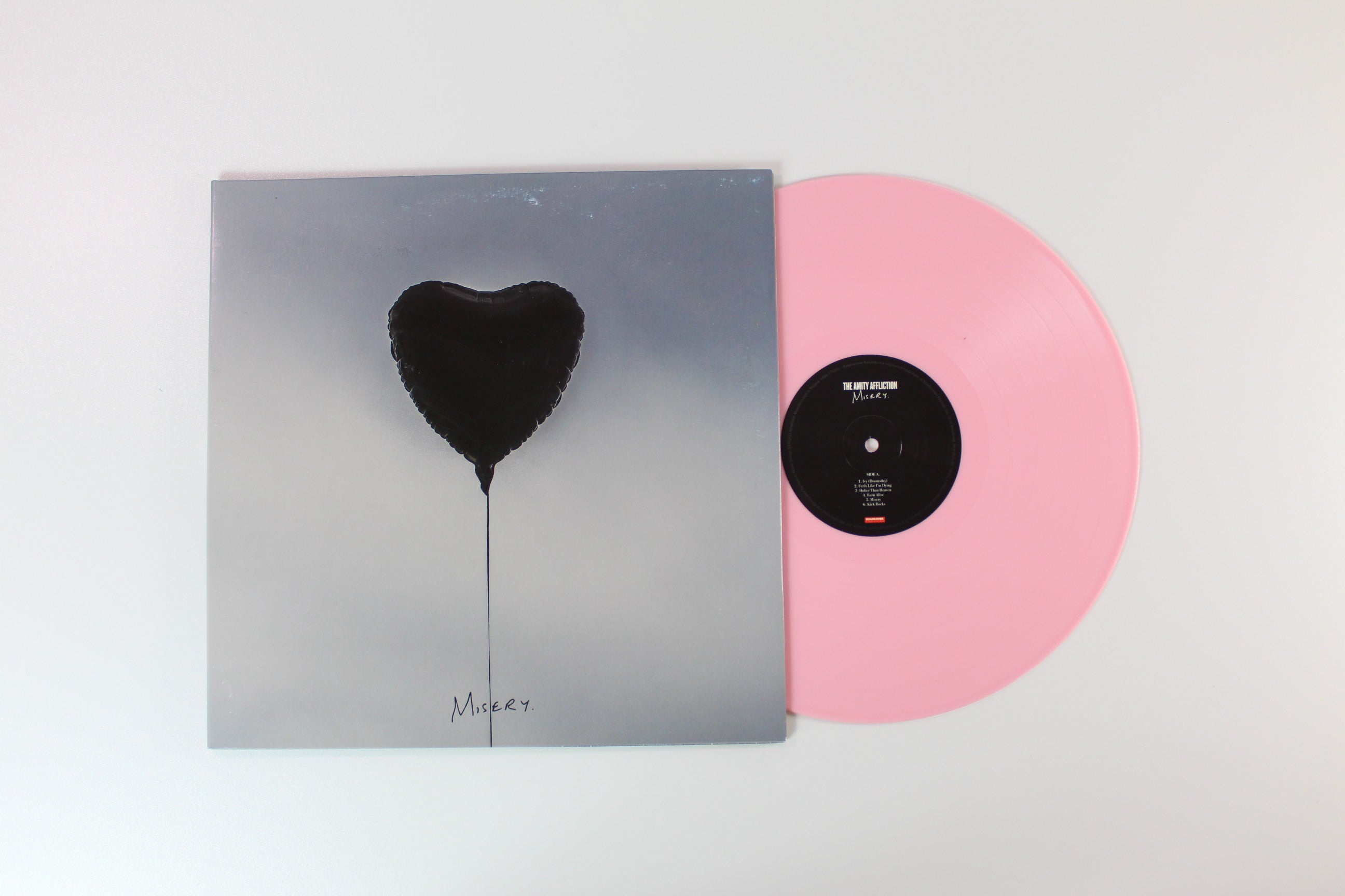 The Amity Affliction - Misery on Roadrunner Ltd Pink Vinyl