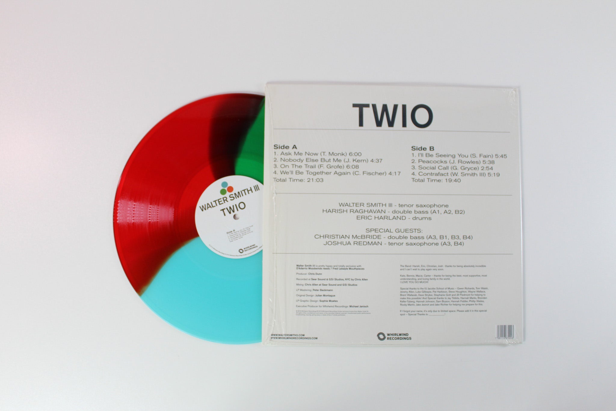 Walter Smith III - Twio on Whirlwind Tricolor Reissue