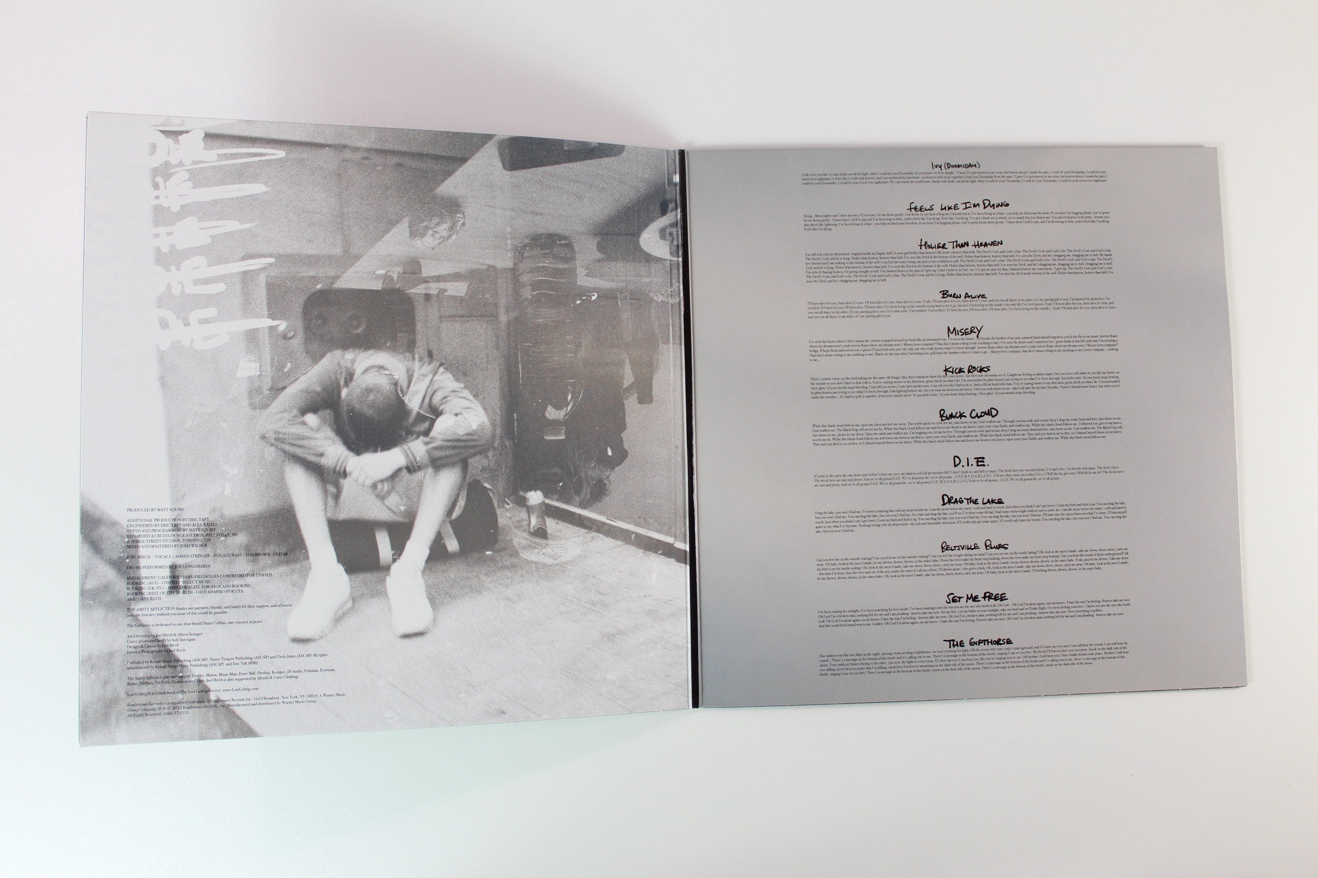 The Amity Affliction - Misery on Roadrunner Ltd Pink Vinyl