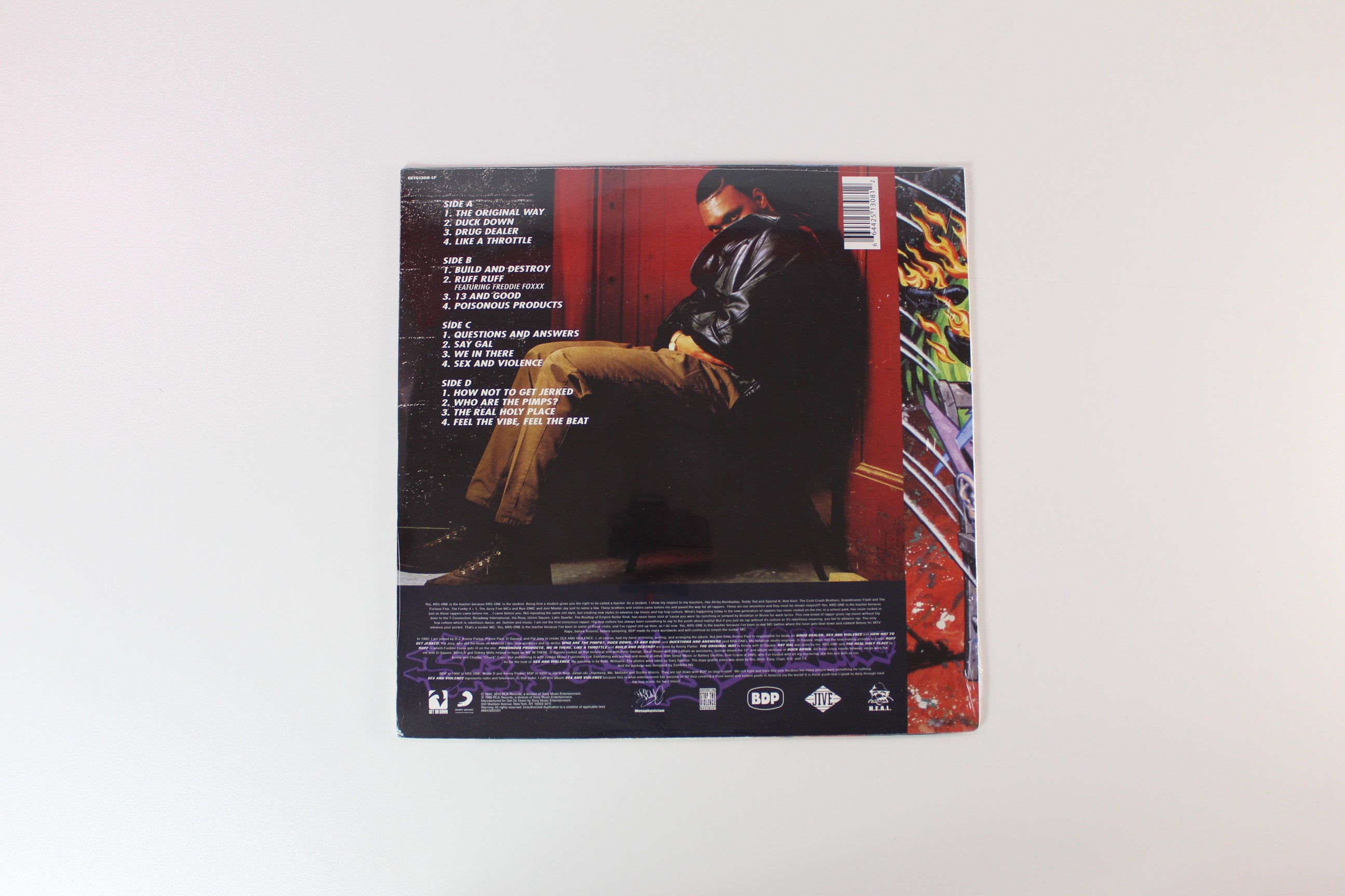 Boogie Down Productions - Sex And Violence on Get on Down Reissue Sealed
