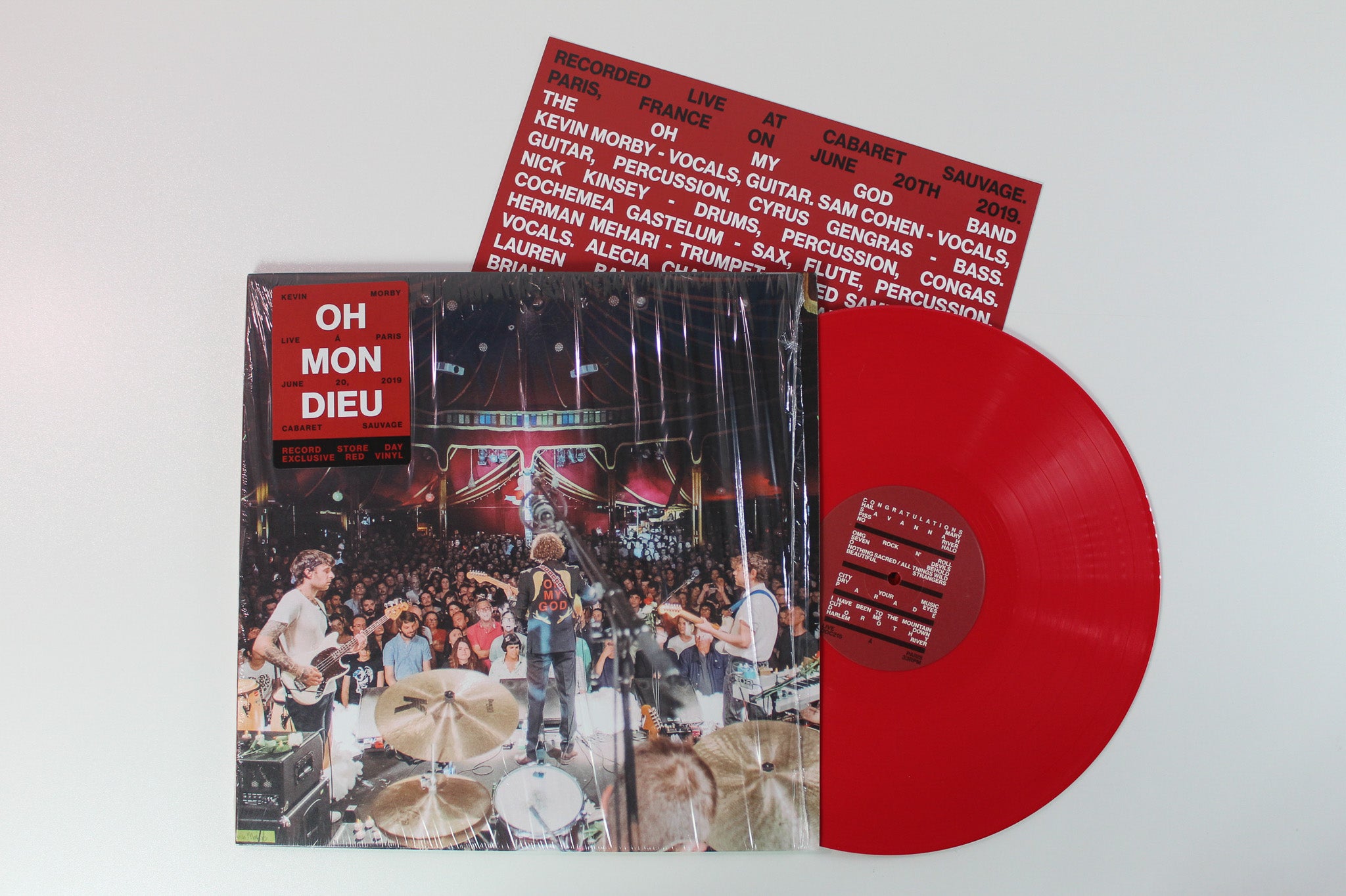 Kevin Morby - Oh Mon Dieu (Live À Paris June 20, 2019 Cabaret Sauvage) on Dead Oceans RSD 2020 Red Vinyl