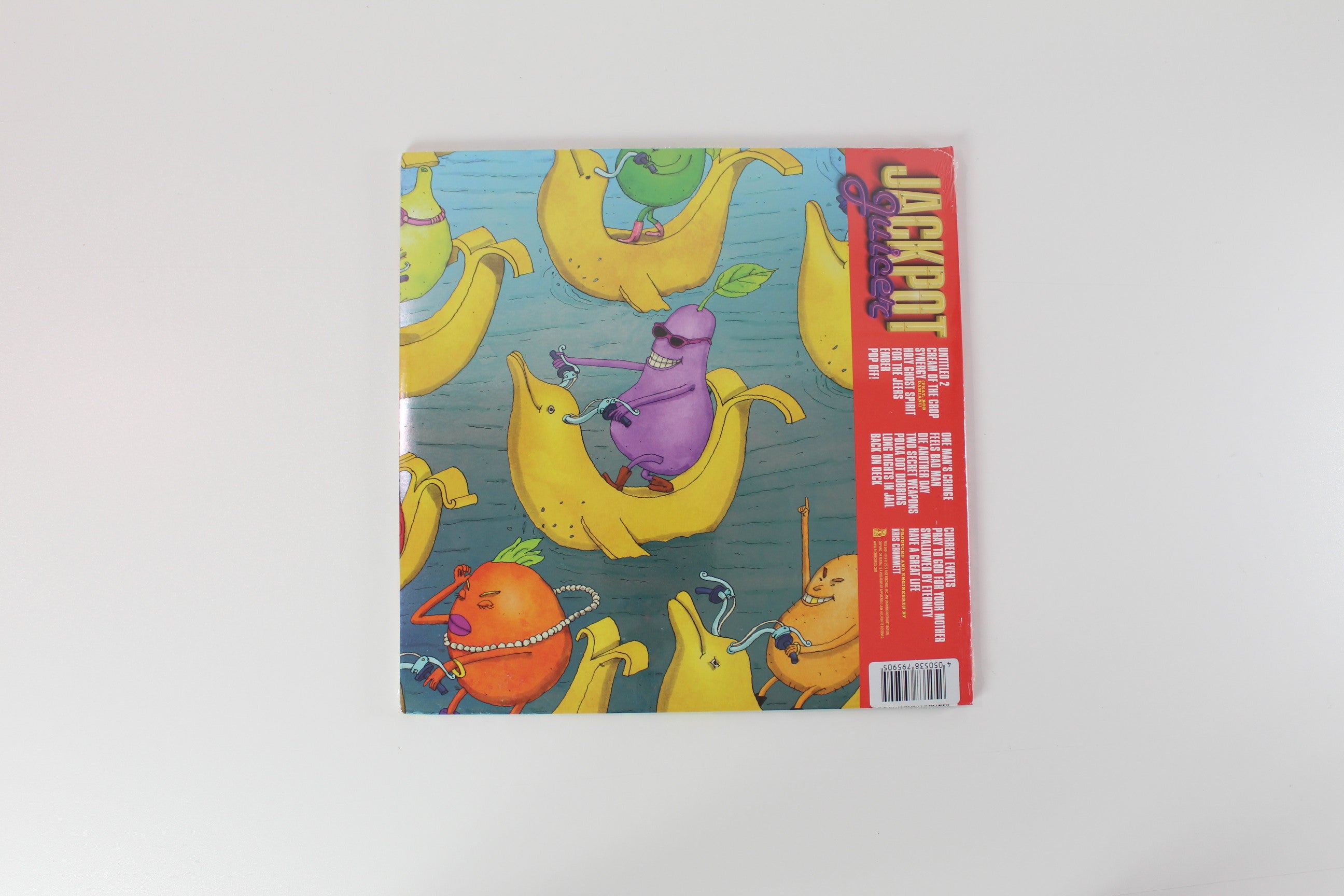Dance Gavin Dance - Jackpot Juicer on Rise Records - Yellow Transparent w/ Red & Black Splatter colored vinyl - Sealed
