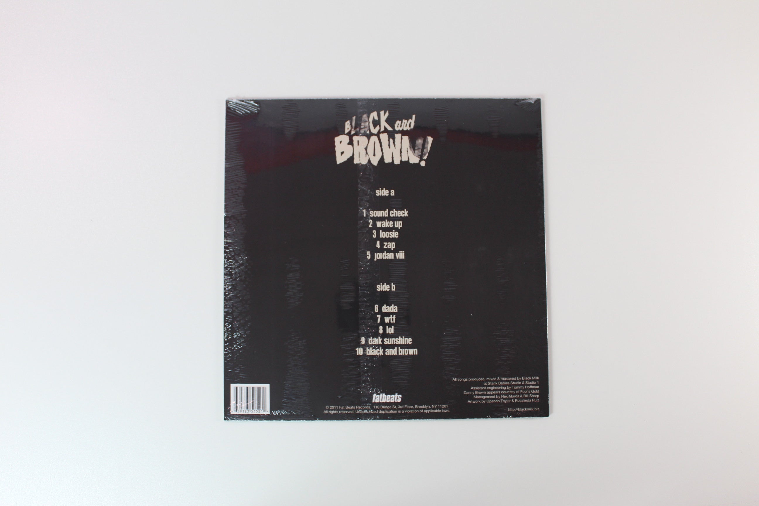 Black Milk - Black And Brown! on Fat Beats Sealed