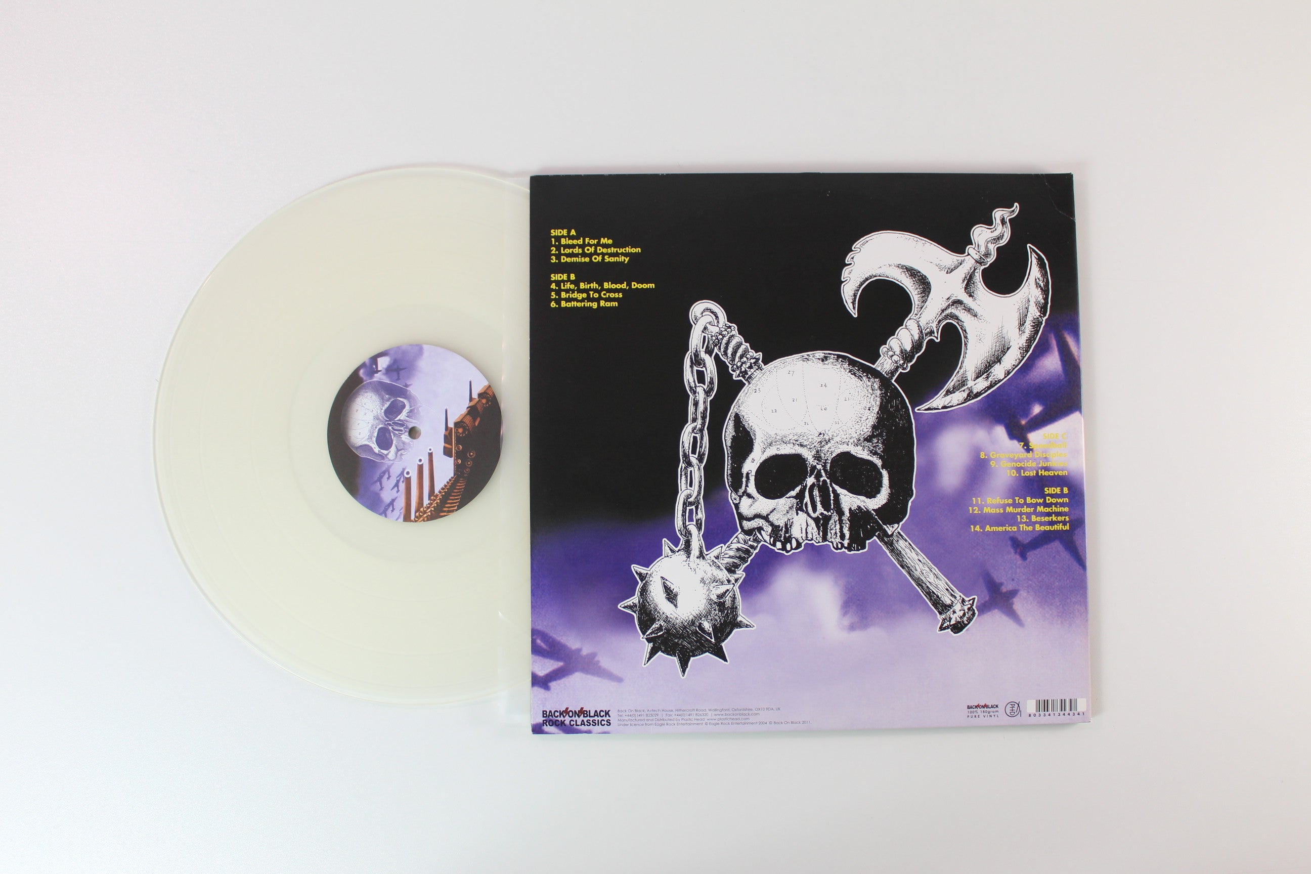 Black Label Society - 1919 Eternal on Back on Black Ltd Clear Vinyl Reissue