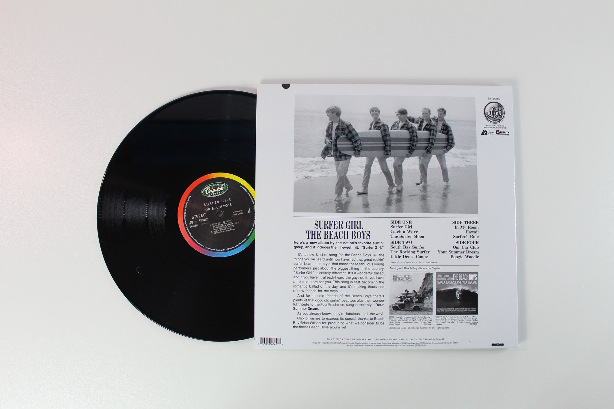 The Beach Boys - Surfer Girl Reissue 45 RPM Analogue Productions 180g