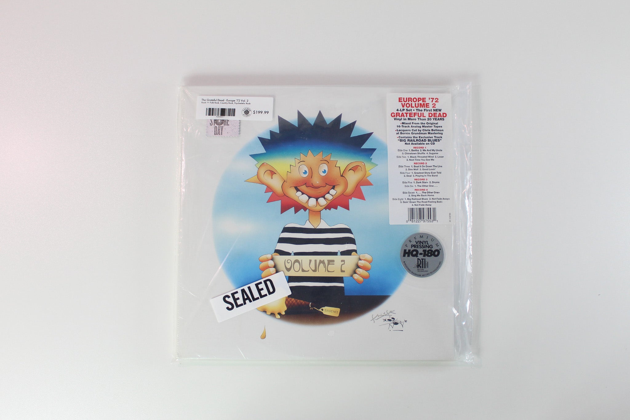 The Grateful Dead - Europe '72 Vol. 2 on Warner Rhino RSD BF 2011 Ltd Edition Sealed