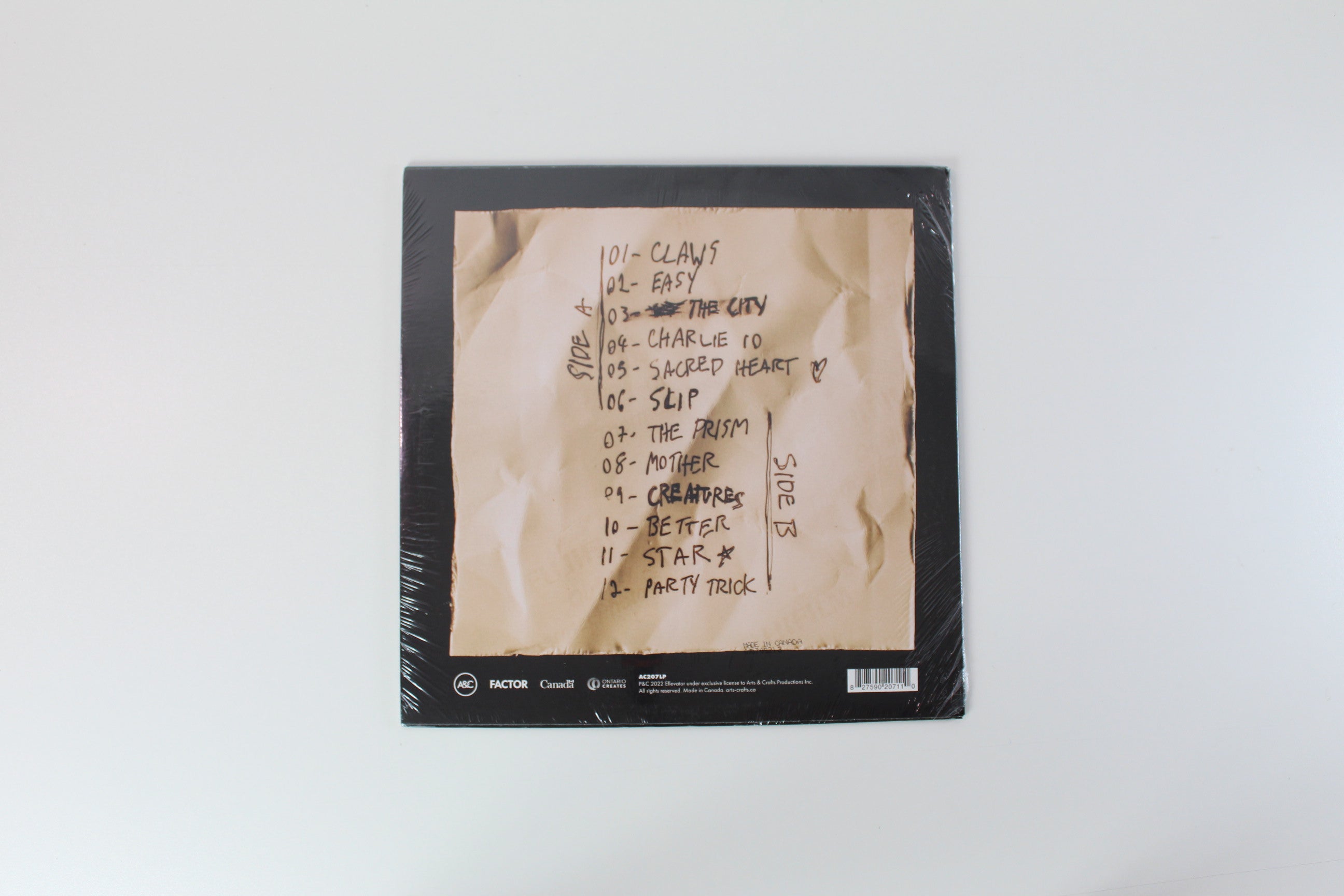 Ellevator - The Words You Spoke Still Move Me on Arts & Crafts - Sealed