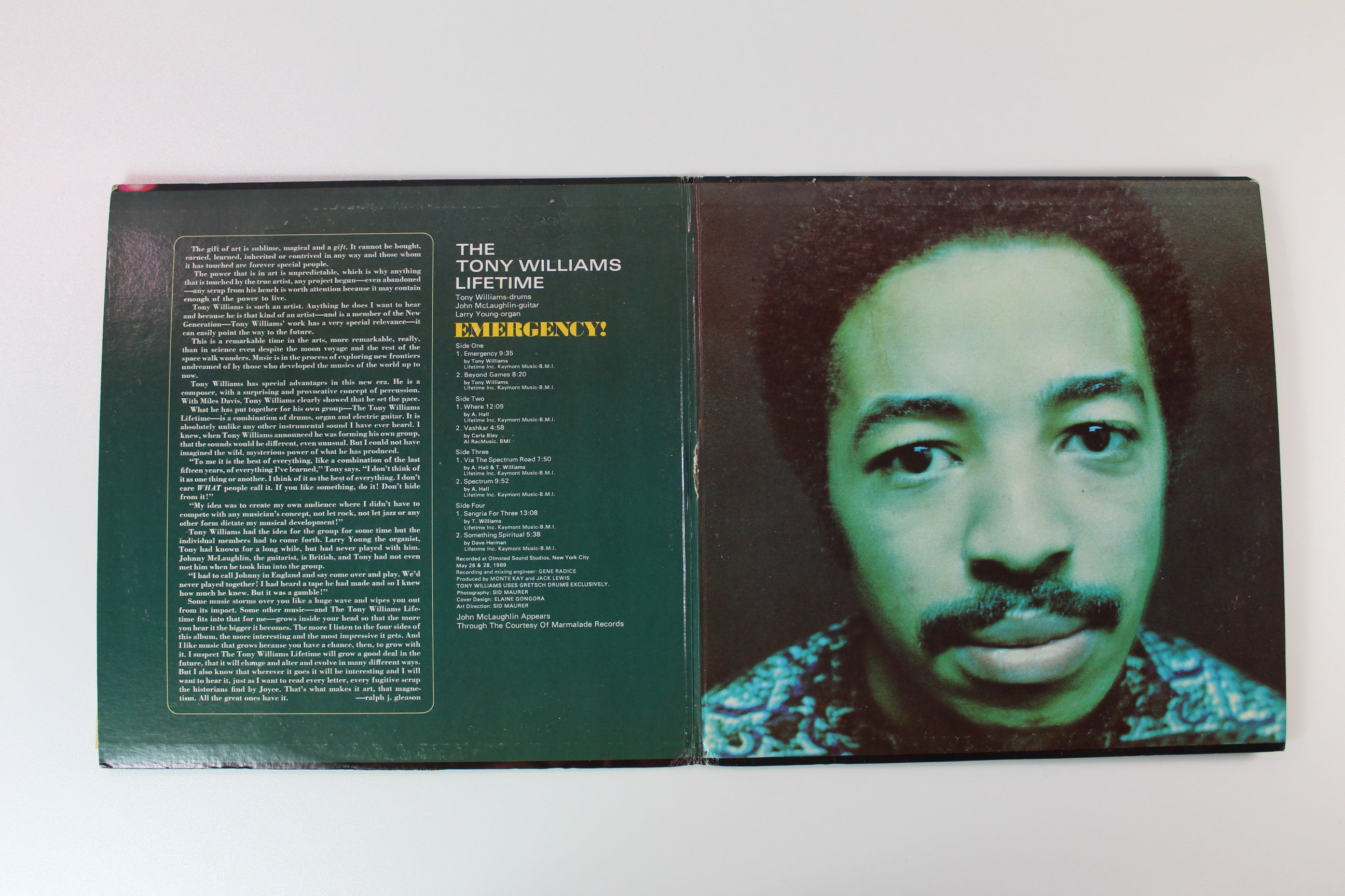 The Tony Williams Lifetime - Emergency! on Polydor